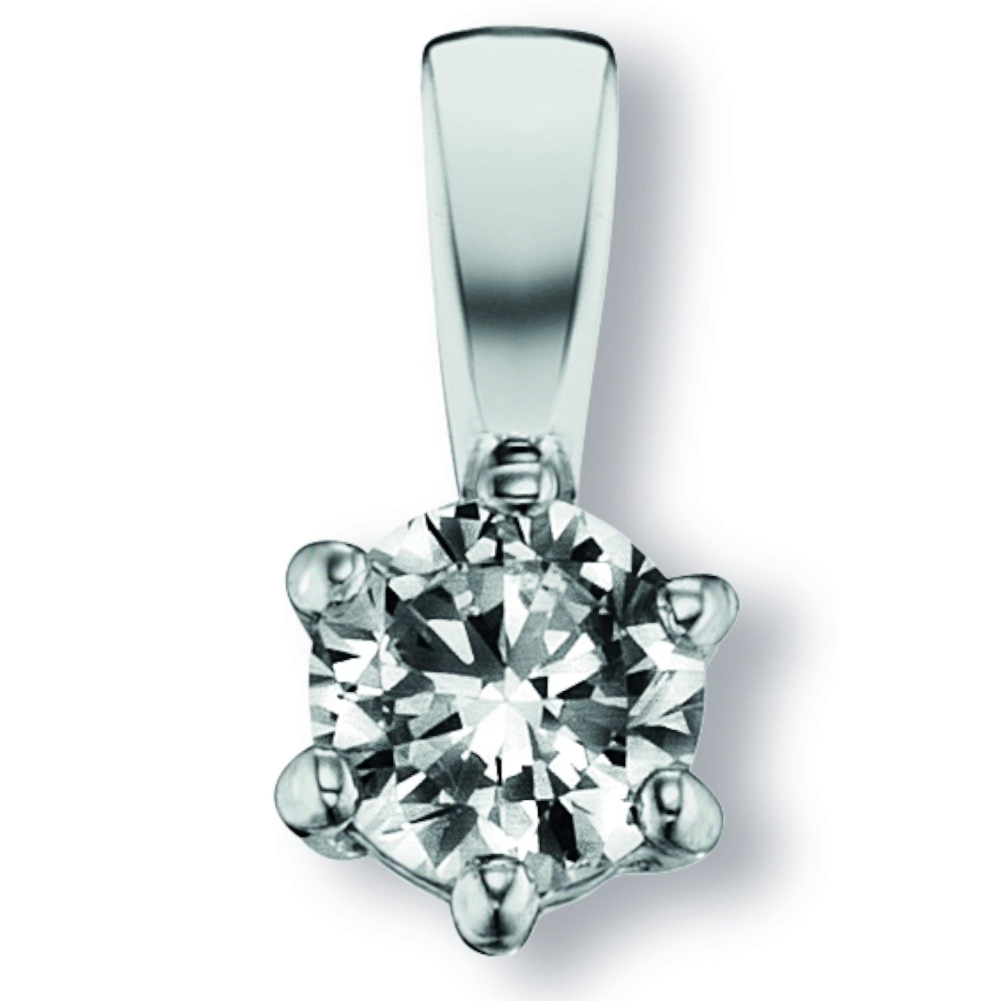 Kettenanhänger Zirkonia Anhänger aus 925 Silber