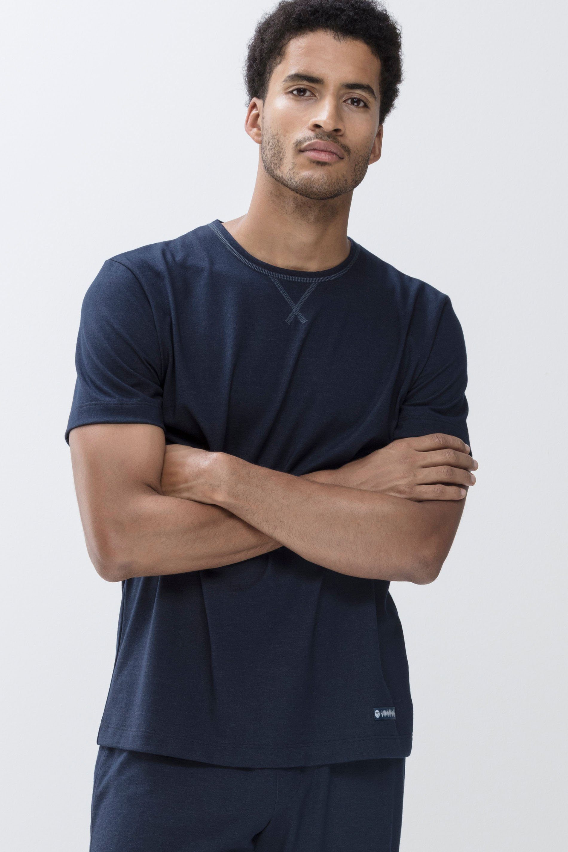T-Shirt Mey Herren T-Shirt Serie Zzzleepwear unifarben