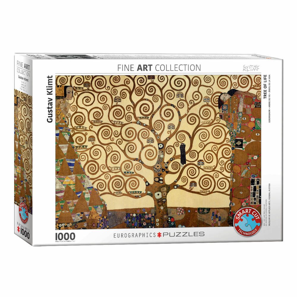 EUROGRAPHICS Puzzle Lebensbaum von Gustav Klimt, 1000 Puzzleteile