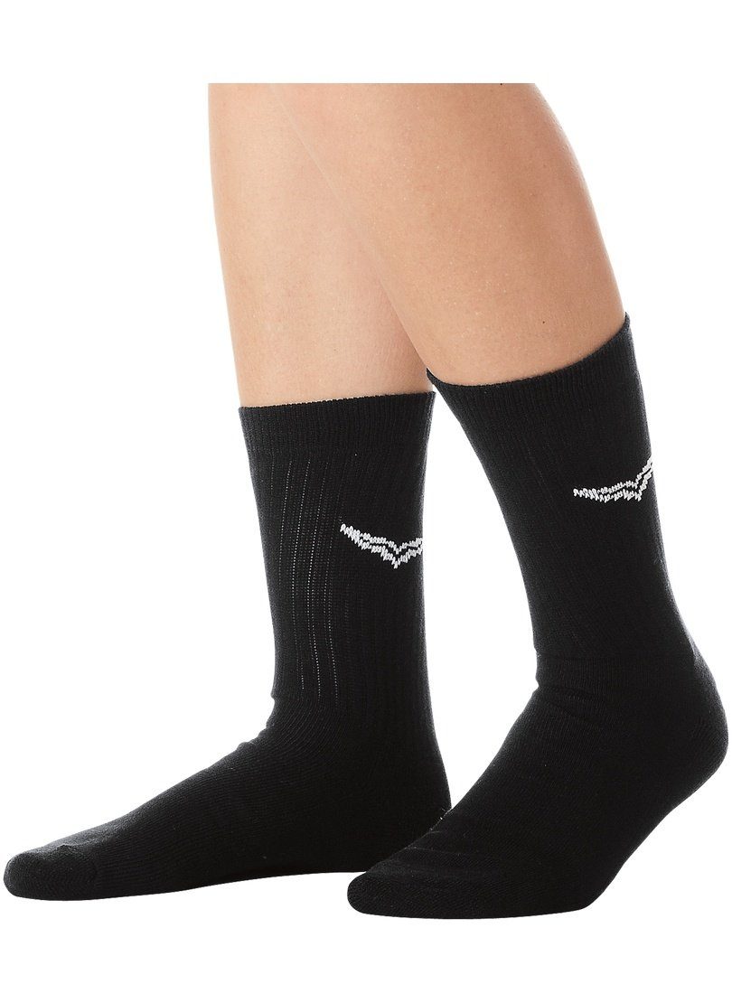 Trigema Socken TRIGEMA Sportsocken im Doppelpack schwarz | Lange Socken