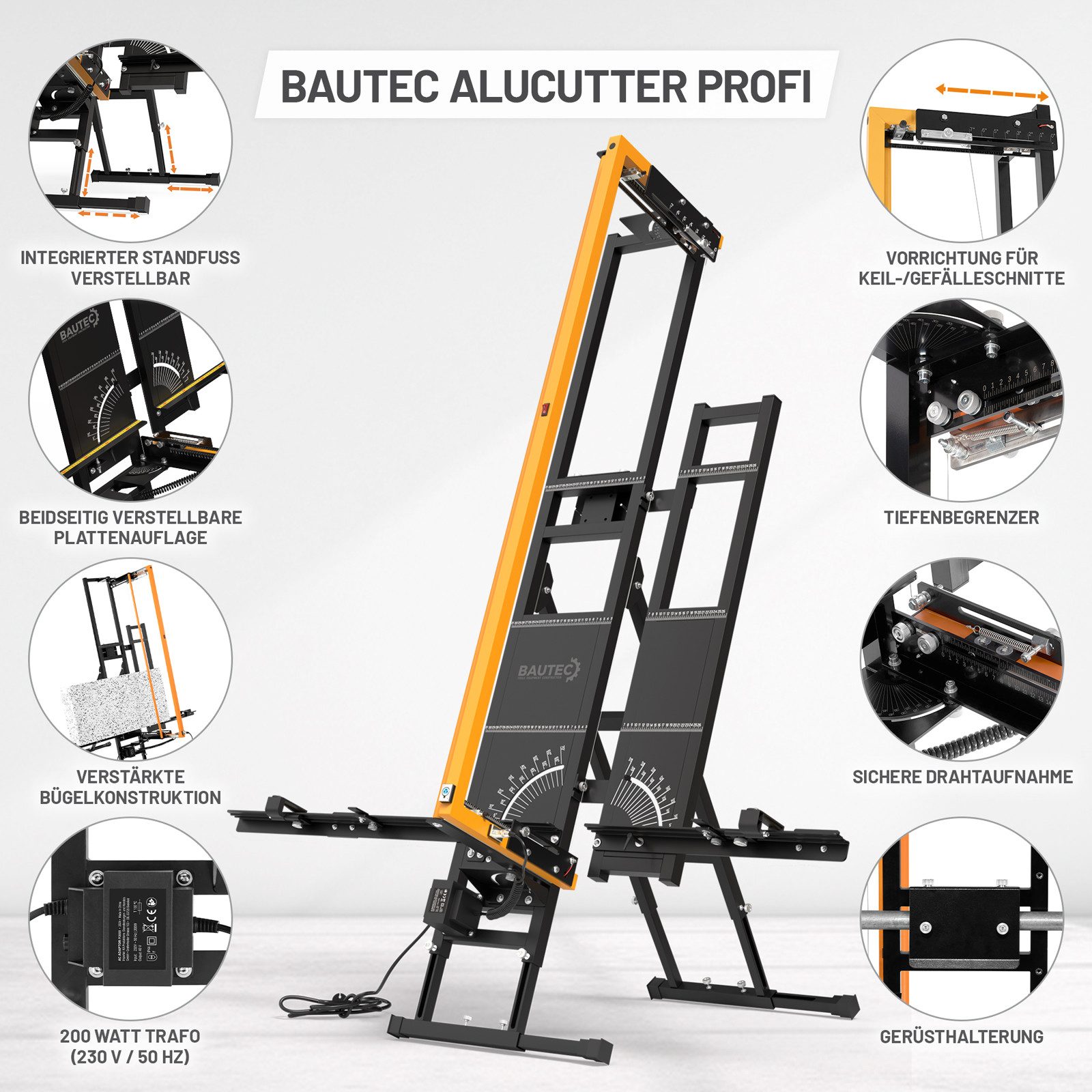 BAUTEC Heißdrahtschneider ALUCUTTER PROFI 1.350 / günstig online kaufen