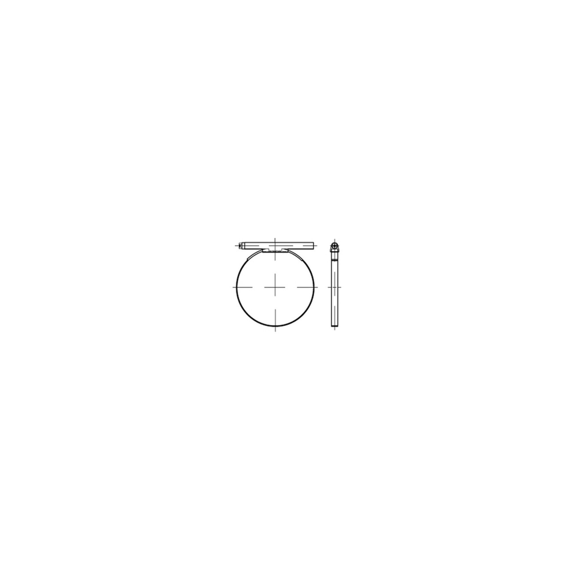 Contorion Schlauchschelle DIN 3017 Schlauchschellen, mit Schneckenantrieb A 10- 16/ 7,5 C6 -W2 g