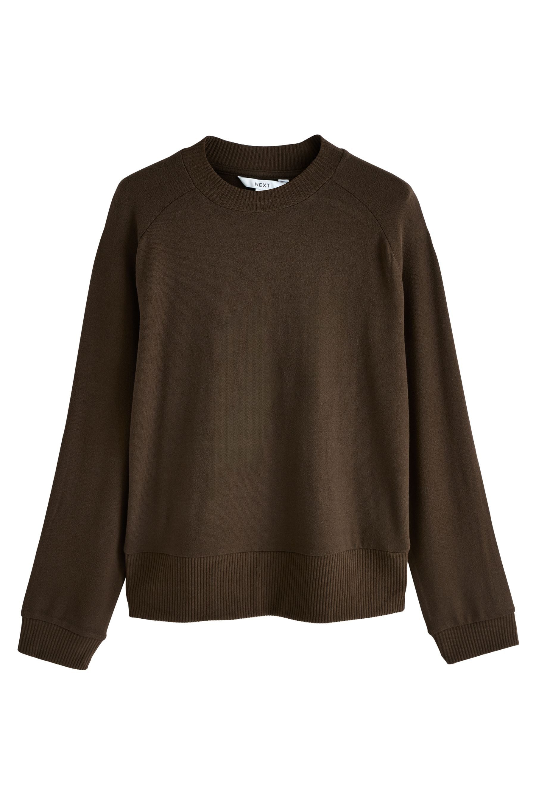 Next Strickpullover Weicher langärmeliger Pullover mit Rundhals (1-tlg) günstig online kaufen