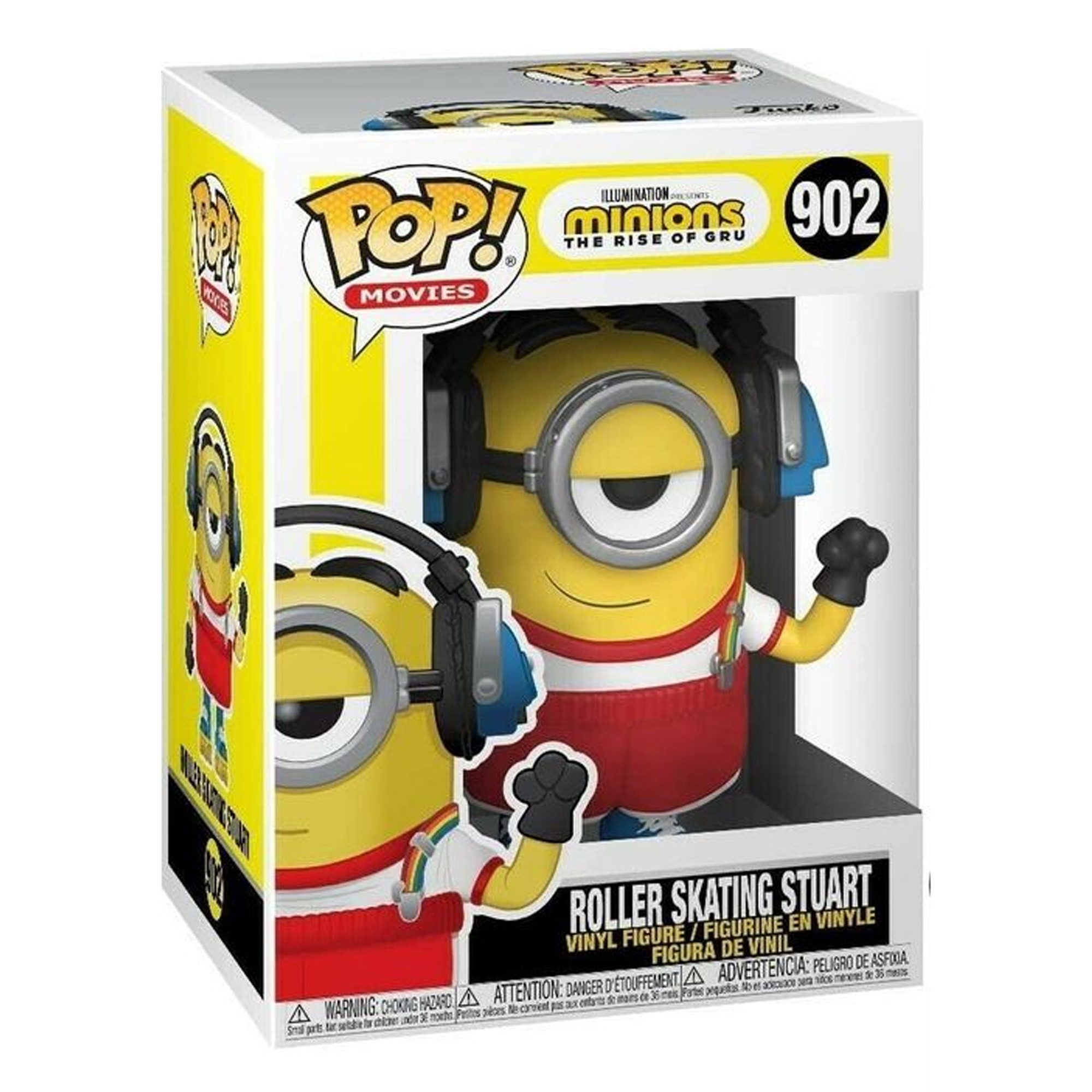 Funko Actionfigur POP! Roller Skating Stuart 902 - Minions The Rise of Gru