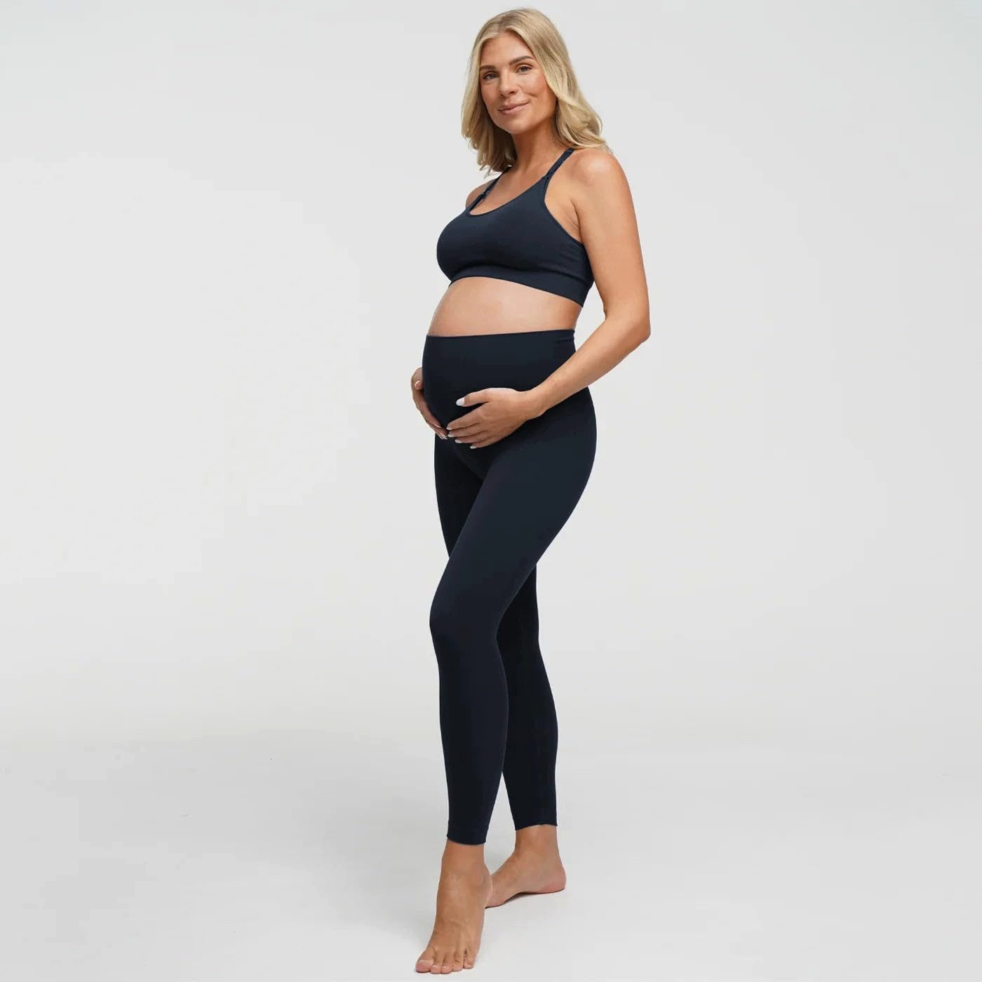 cfab (creamy fabrics) Still-BH Seamless Still-Bh mit Rückenstütze-Navy Blue-2XL (1-tlg)