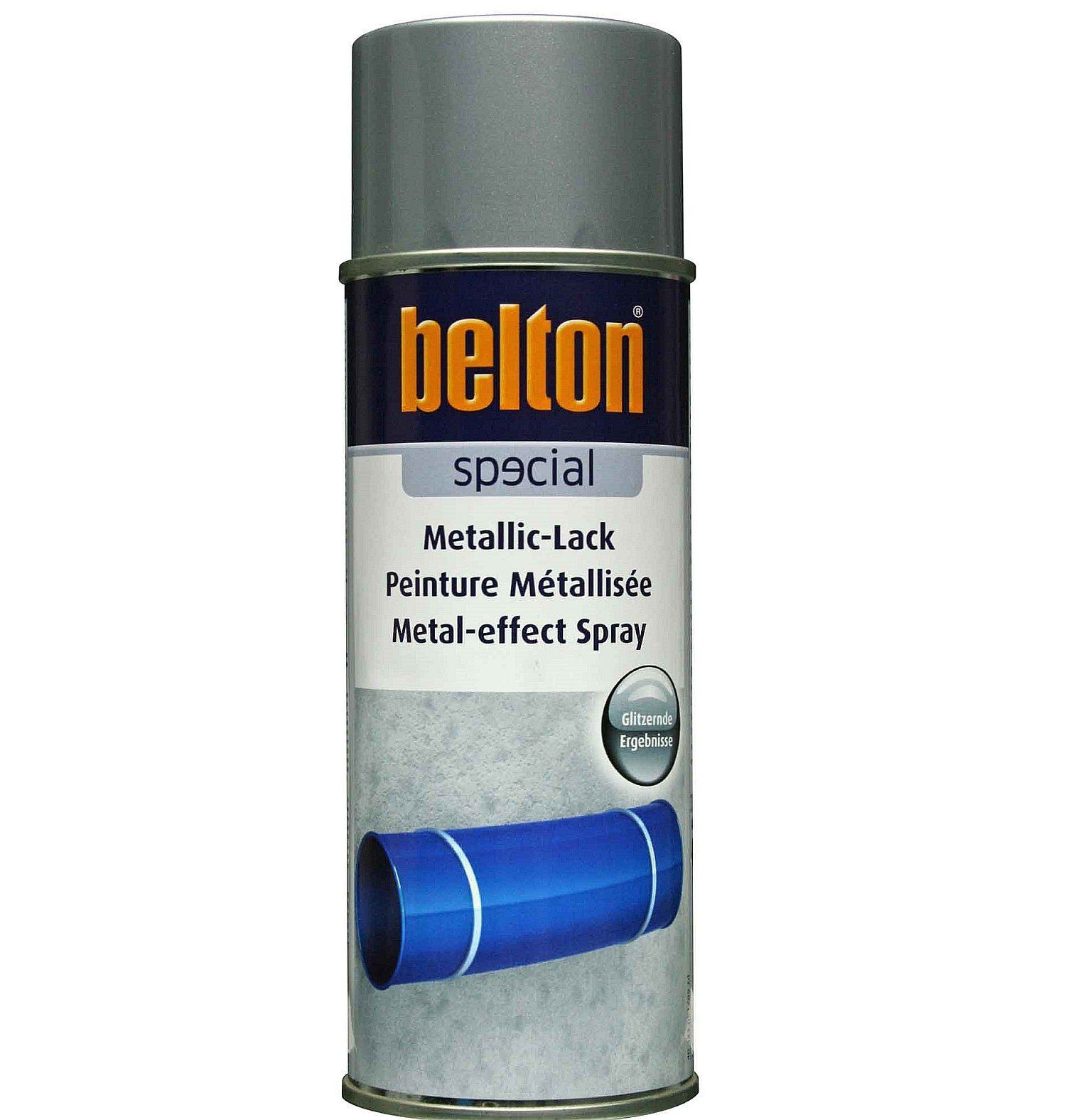 belton Sprühfarbe Metallic Lackspray, Spraydose 400 ml, verschiedene Farben Silber-Metallic