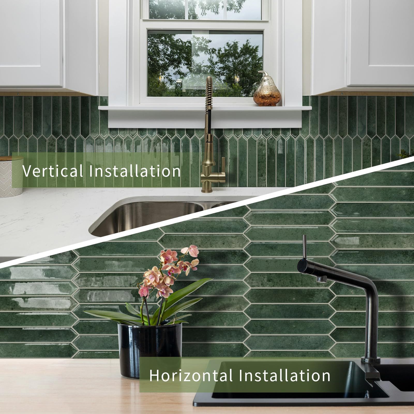 Coonoor Küchenrückwand Fliesen zum Abziehen und Aufkleben, selbstklebende W günstig online kaufen