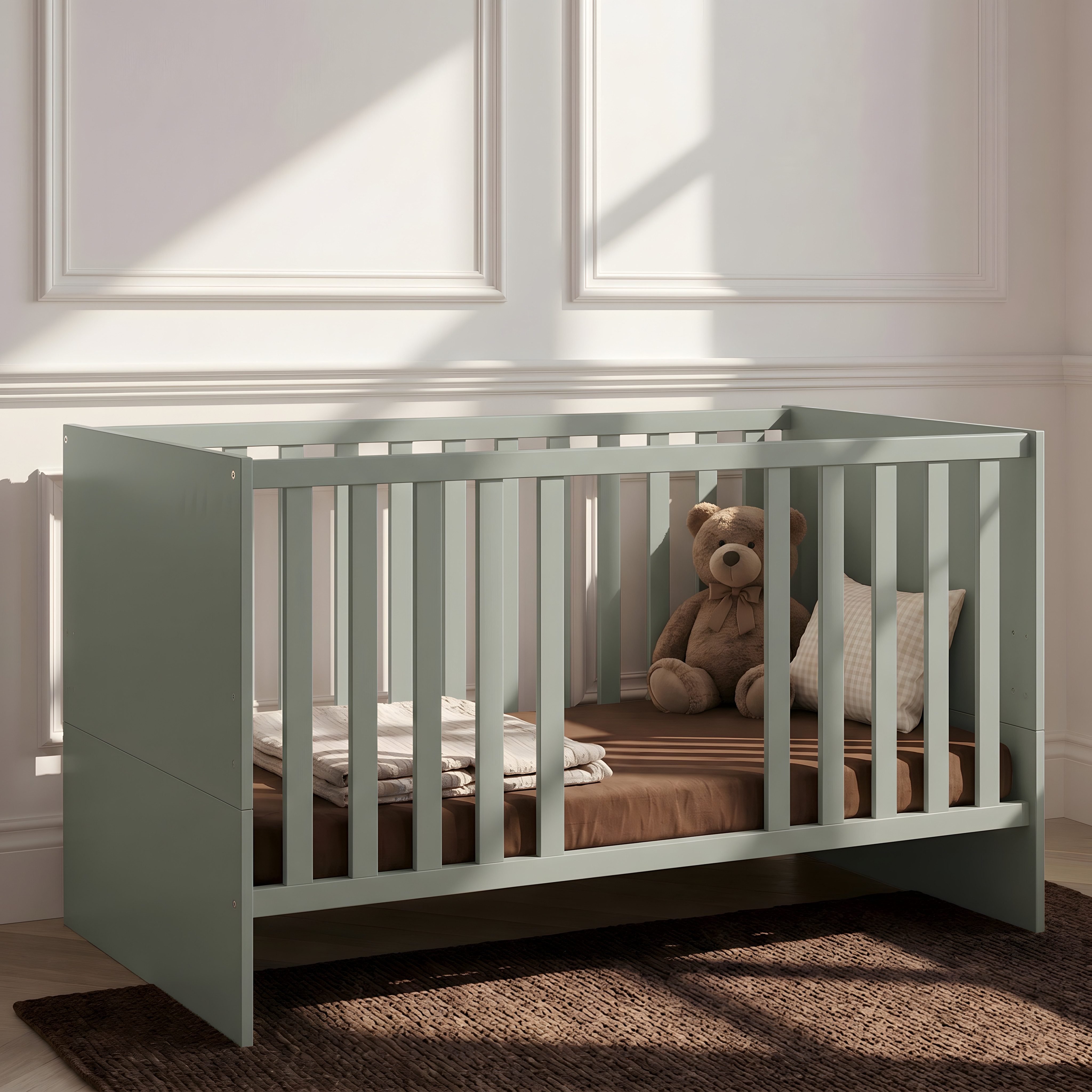 arthur berndt Babybett Premium Essentials, Made in Germany, Massivholz, inkl. Lattenrost