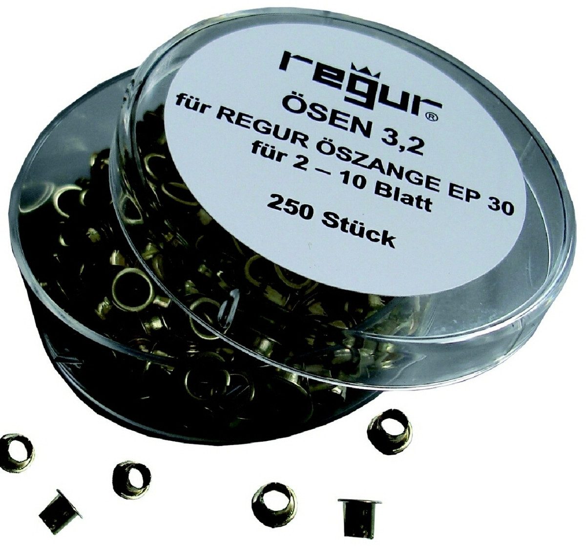 Regur Heftgerät Ösen für 2-10 Blatt VE=250 Stück