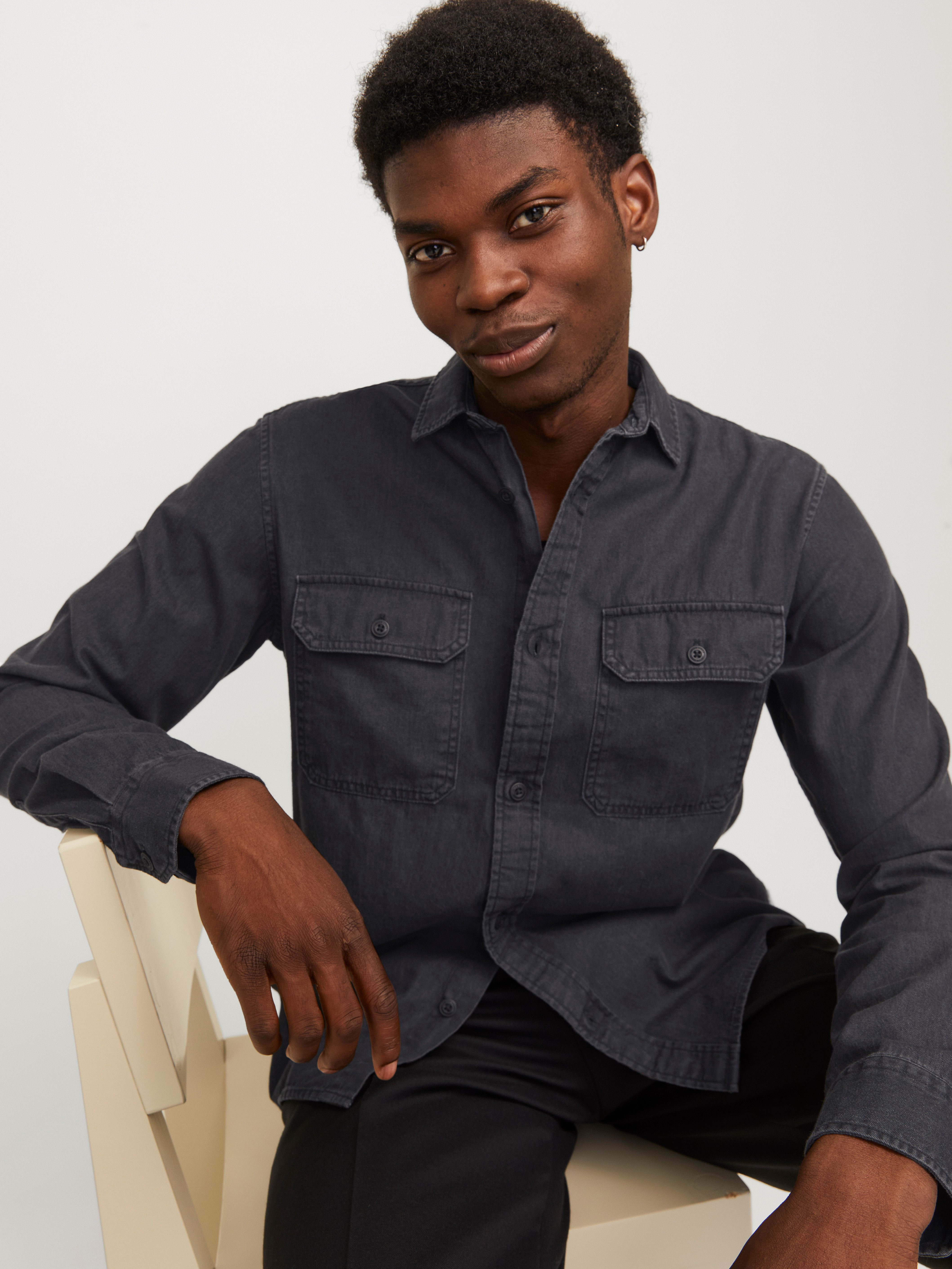Jack & Jones Langarmhemd JJETRAVIS SHIRT günstig online kaufen
