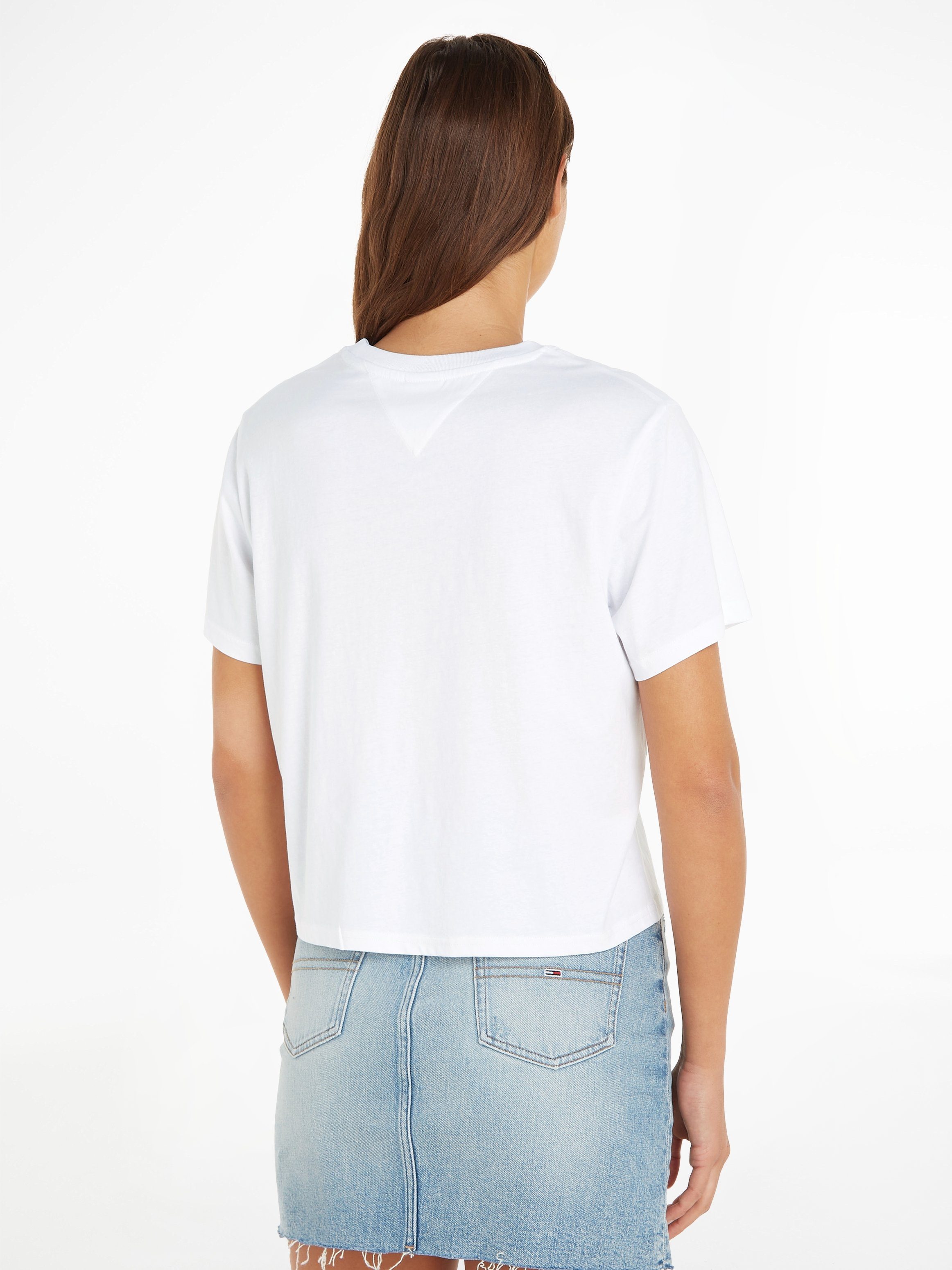 sommerlichem T-Shirt mit CLS ATH Logodruck TEE TJW TJ Jeans Tommy