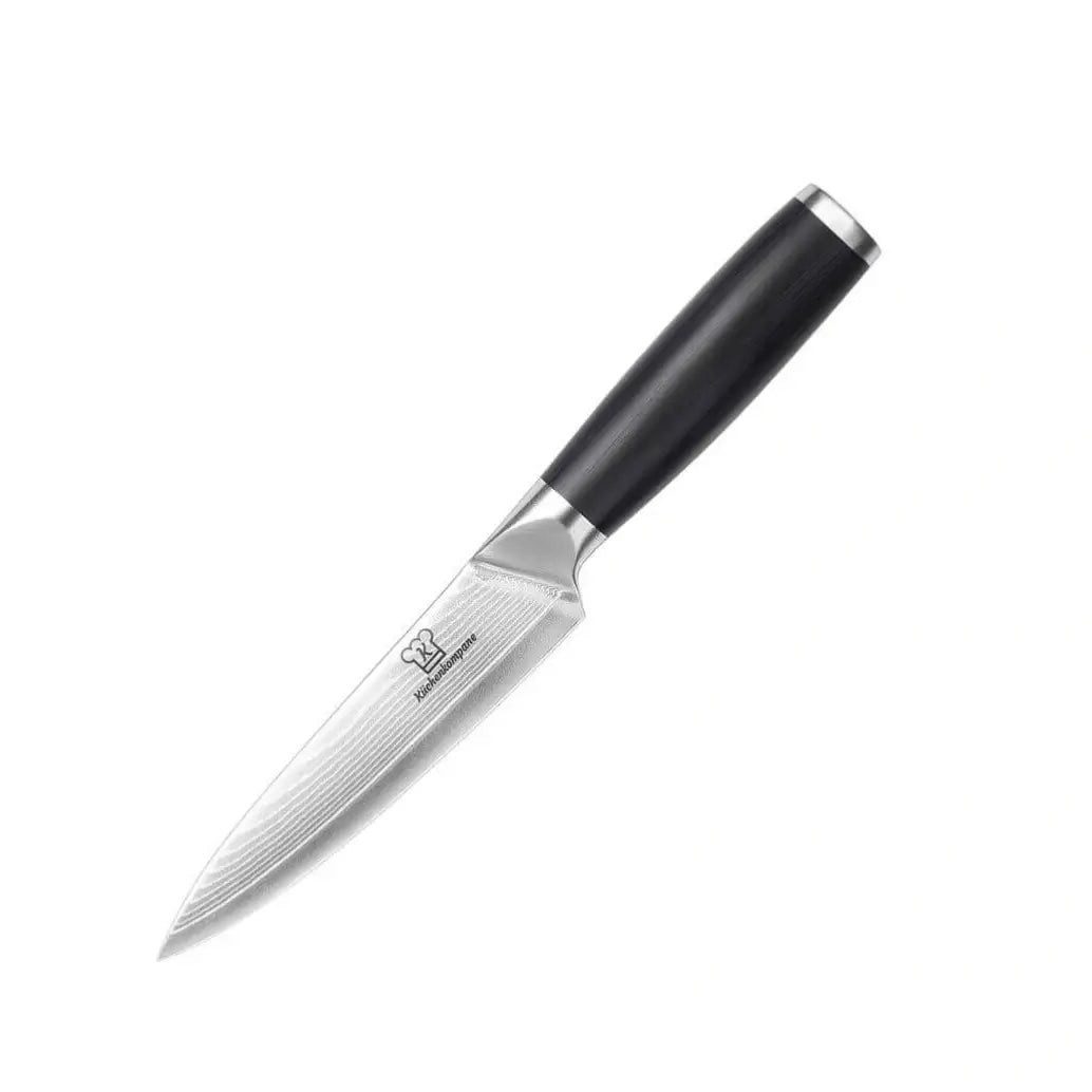 Küchenkompane Schälmesser Küchenkompane Damast-Schälmesser OKAMI Sen, 12cm Officemesser, 62 HRC
