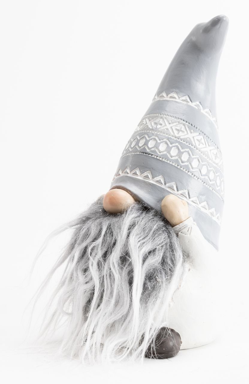 Trend Line Weihnachtsfigur TrendLine Dekofigur Zwerg 20 x 9 cm grau günstig online kaufen