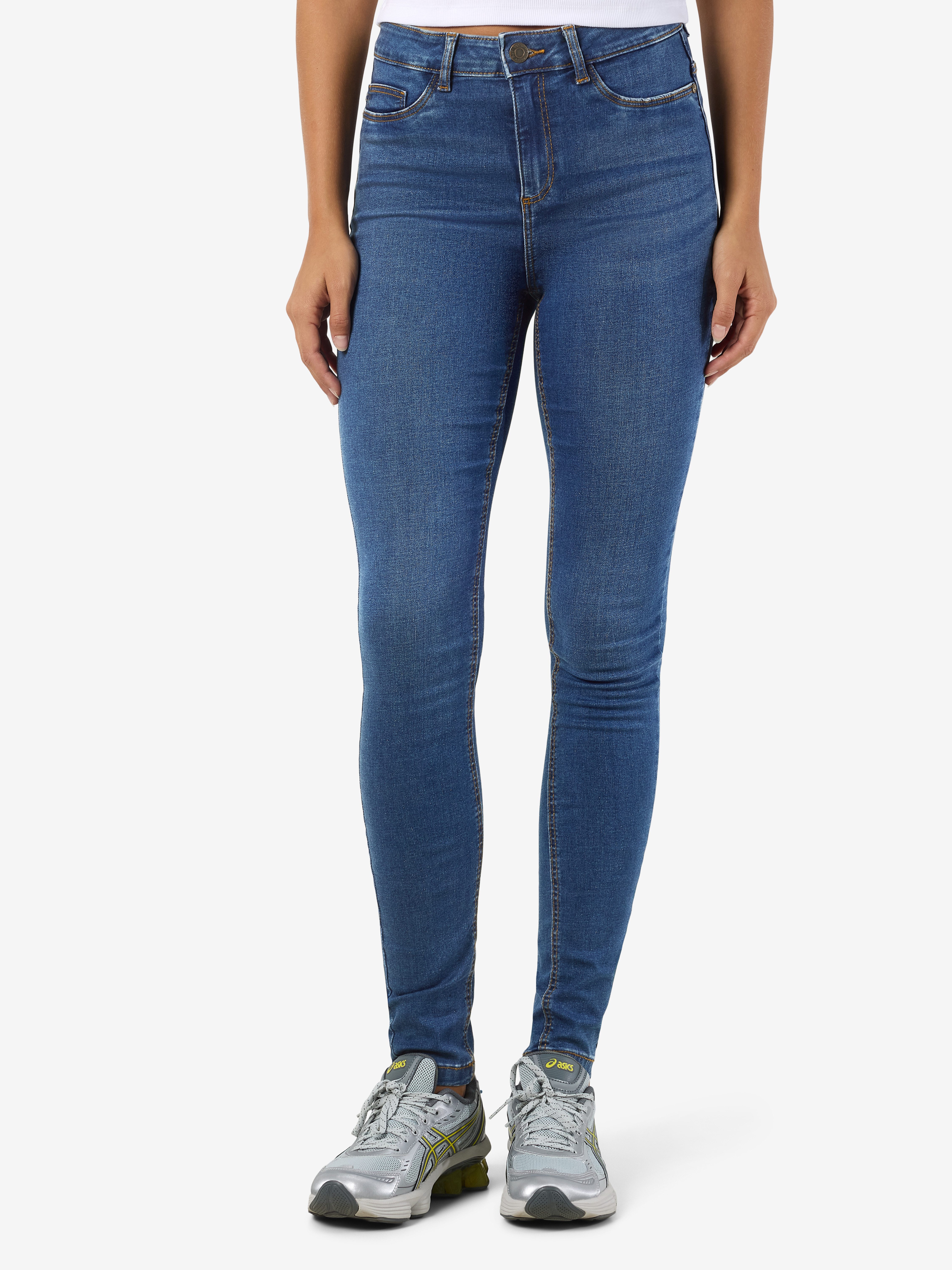 Noisy may Skinny-fit-Jeans NMCALLIE HW SKINNY BLUE JEANS NOOS