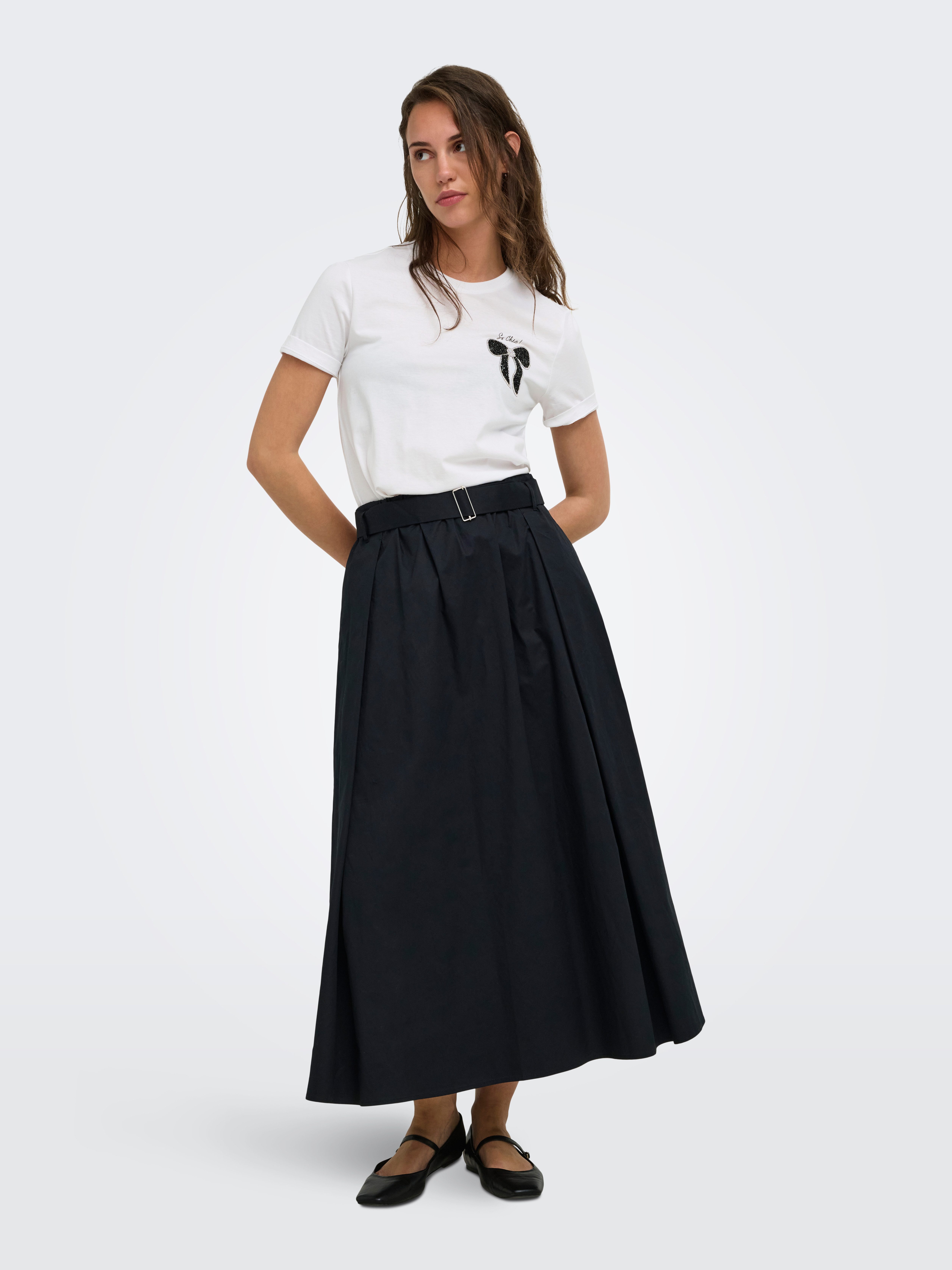 ONLY Kurzarmshirt ONLKITA S/S LUXE JRS NOOS Baumwolle, regular fit – Bild 4 von 5