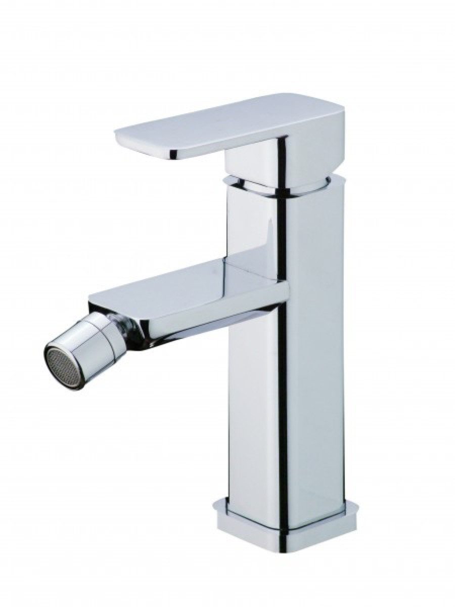Bernstein Bidetarmatur 1238C (Bidetarmatur, 1-St., Bidetarmatur 1238C) Schwenkbarer Auslauf, Einhebelmischer, Messing, Chrom glänzend
