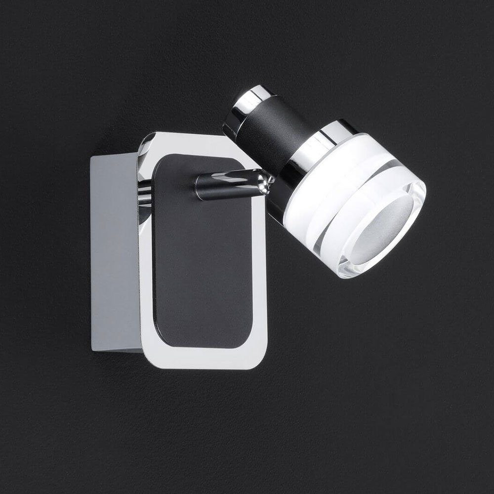 WOFI LED Wandleuchte, Warmweiß, Wandstrahler schwarz Wandlampe Wohnzimmer S günstig online kaufen