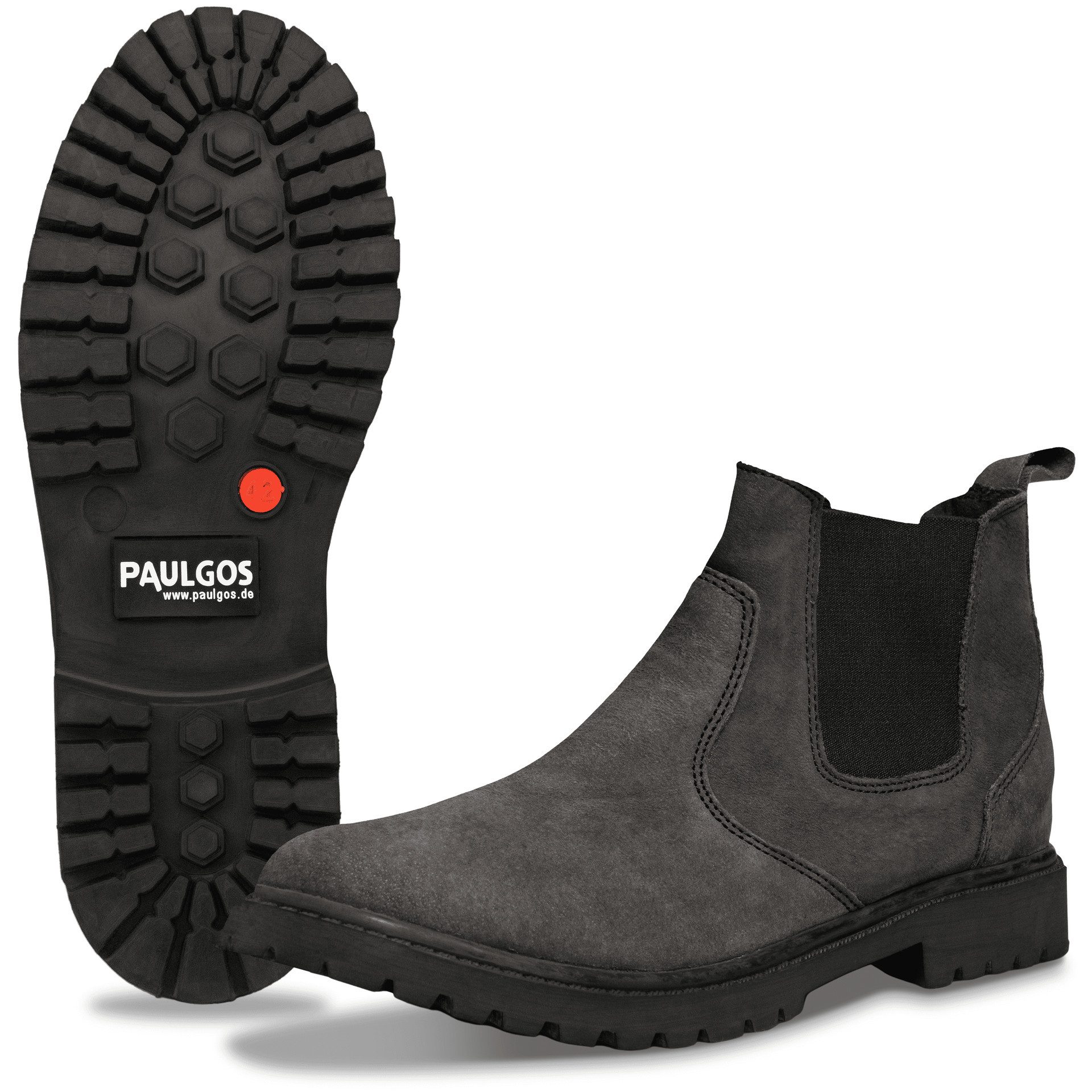 PAULGOS Herren Chelsea Boots, Stiefeletten Größe 39-47 in 3 Farben Chelseaboots