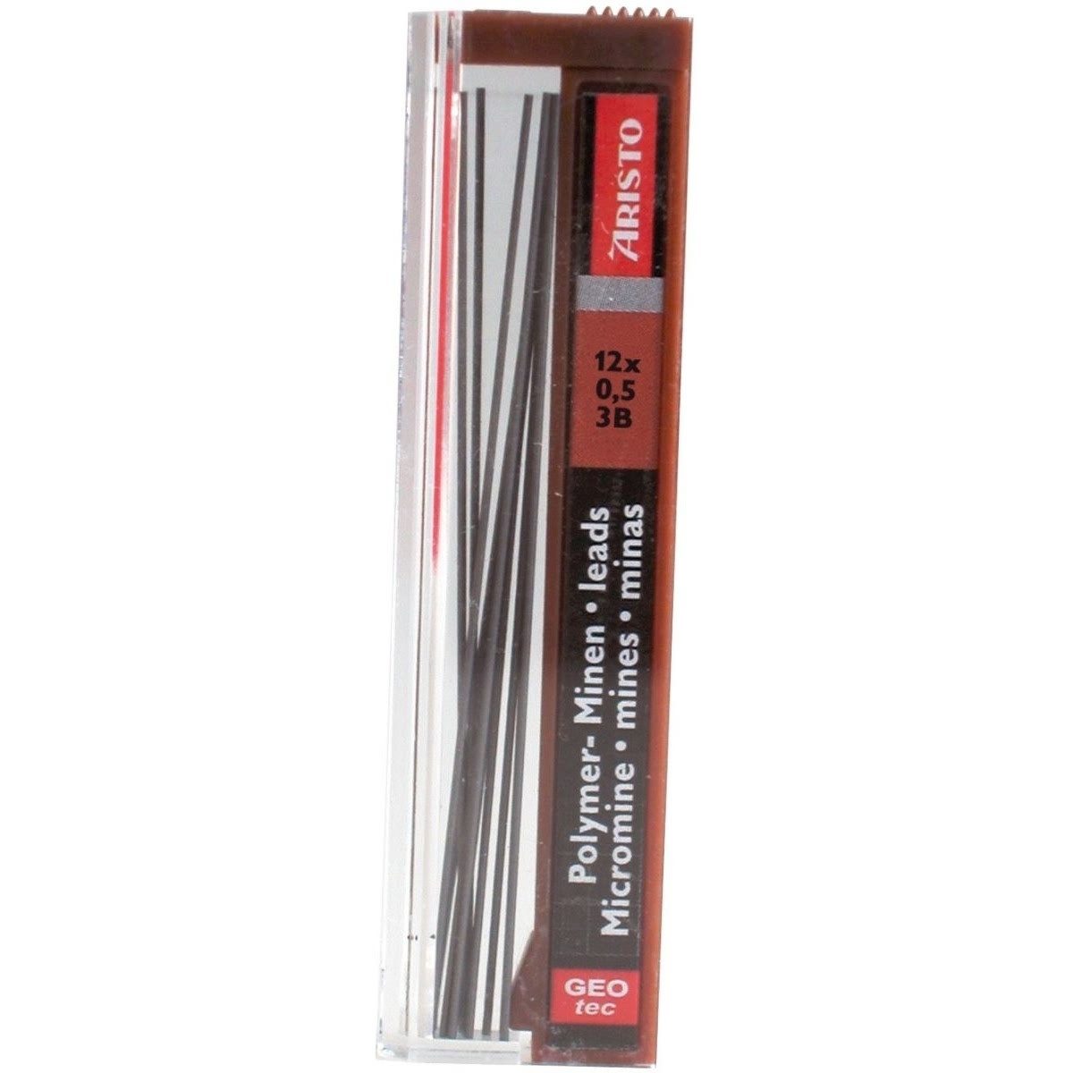 ARISTO Bleistift Feinminen 0,5mm 3B VE=12 Stück