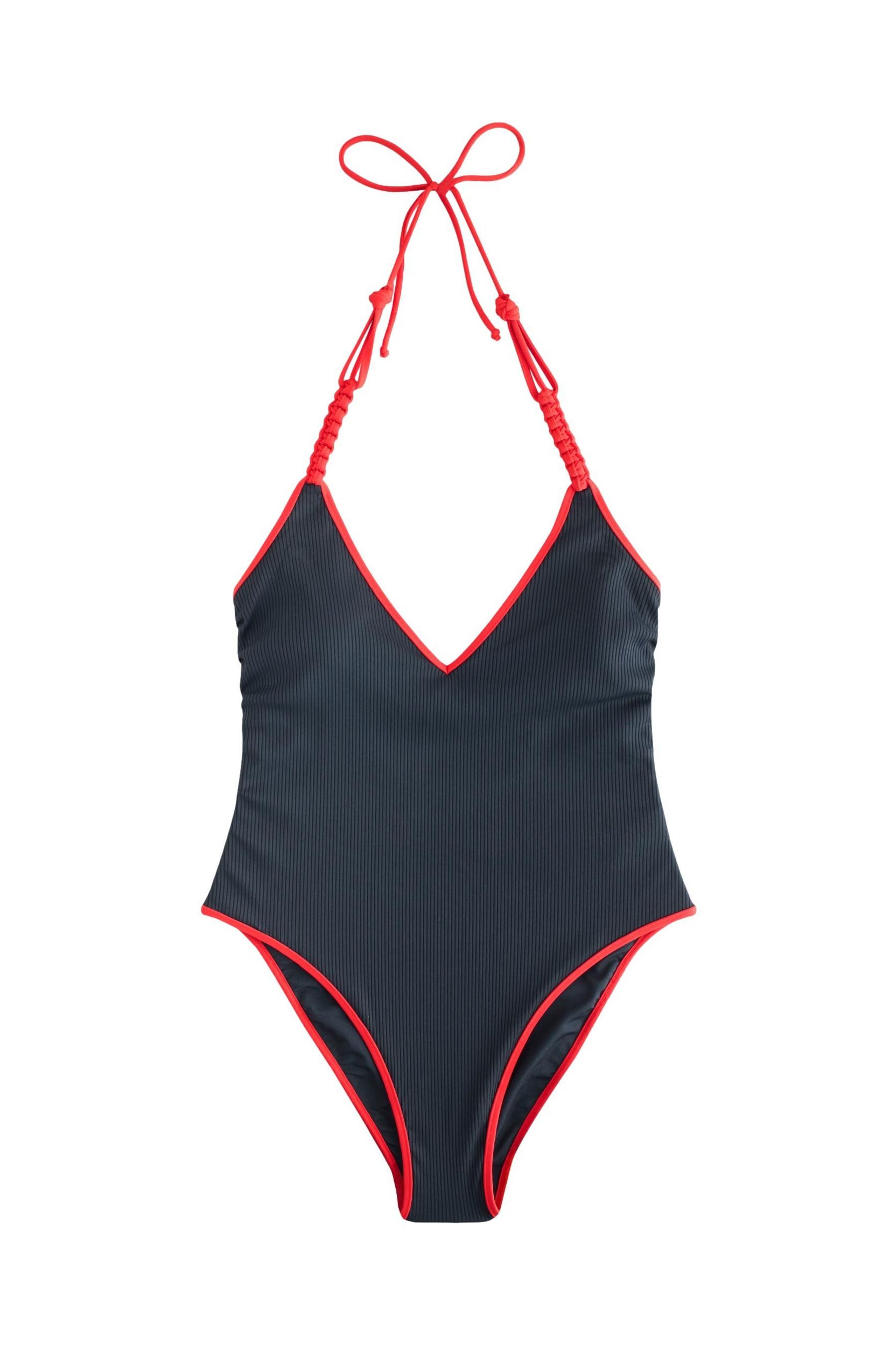 Next Badeanzug Bauchformender Badeanzug mit tiefem günstig online kaufen
