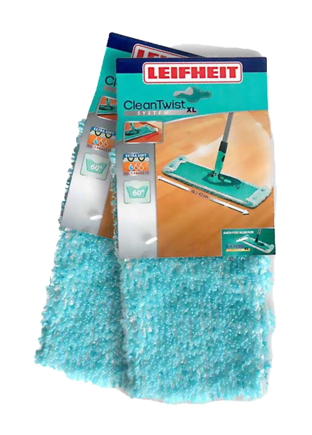 52016 Clean Twist System Evo XL Wischbezug extra soft 2er-Pack Wischbezug