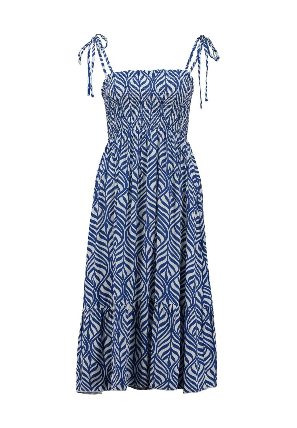 HaILY’S Sommerkleid HaILY'S Kleid Sally Blau Weiß günstig online kaufen