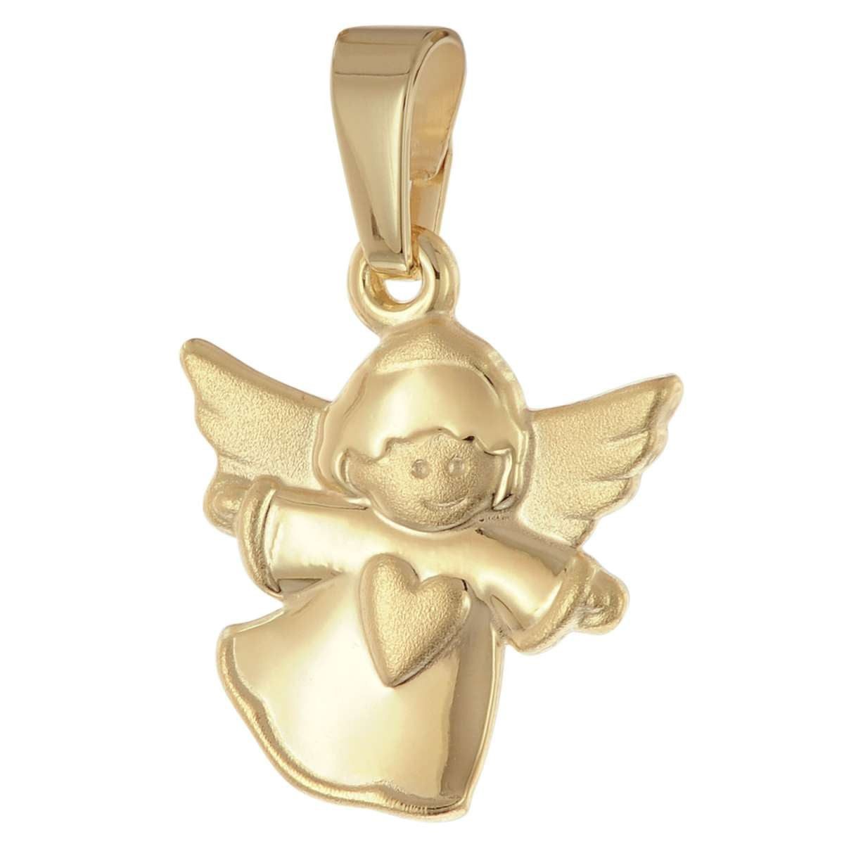 trendor Engelanhänger 21315, Engel-Anhänger Gold 333 / 8K Schmuck-Anhänger