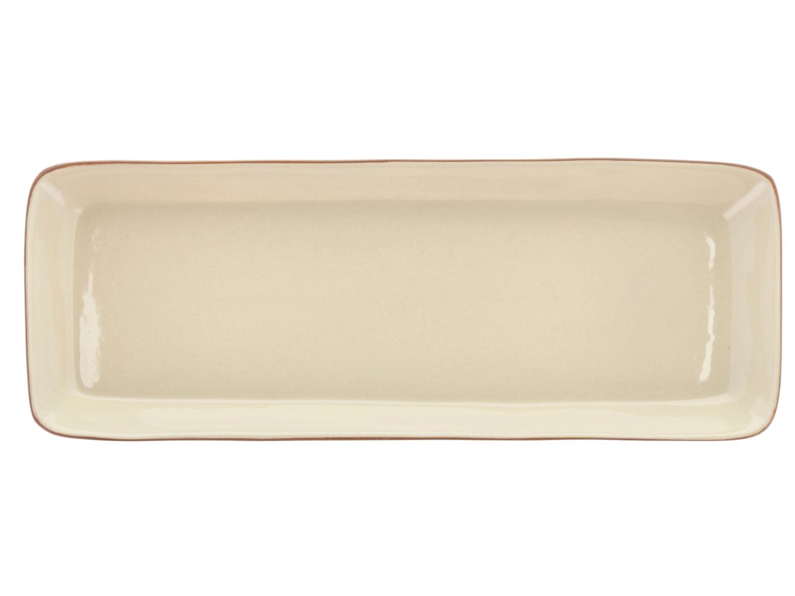 Bitz Servierplatte Servierplatte Wood/Sand 38 x 14 cm, Steinzeug, (Platten), Servierplatte rechteckig Wood 38 x 14 cm Wood/Sand