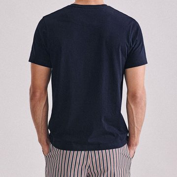 seidensticker Pyjama Night Style (2 tlg) mit Taschen, elastischem Bund, leicht, 1 Stück