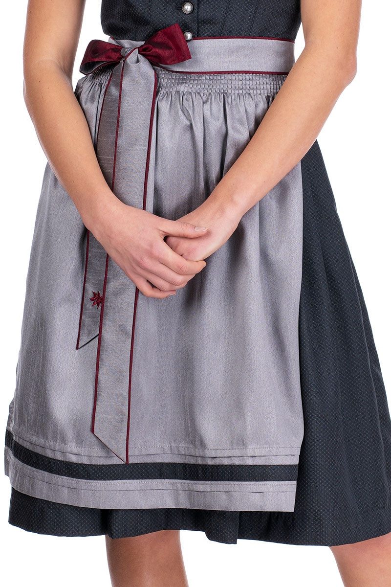 Spieth & Wensky Dirndl Midi Dirndl FC Bayern München 2tlg. - BITZ - dunkelgrau/silber/dunkel