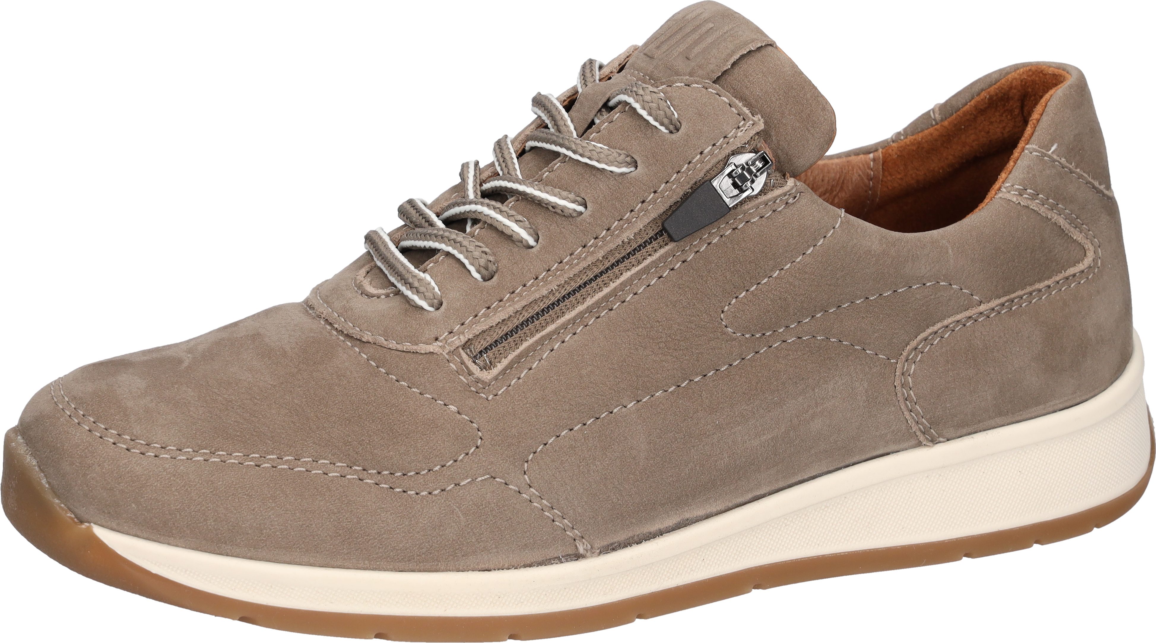 Waldläufer KILIAN Sneaker Schnürschuh, Bequemschuh mit seitlichem Reißverschluss, K-Weite