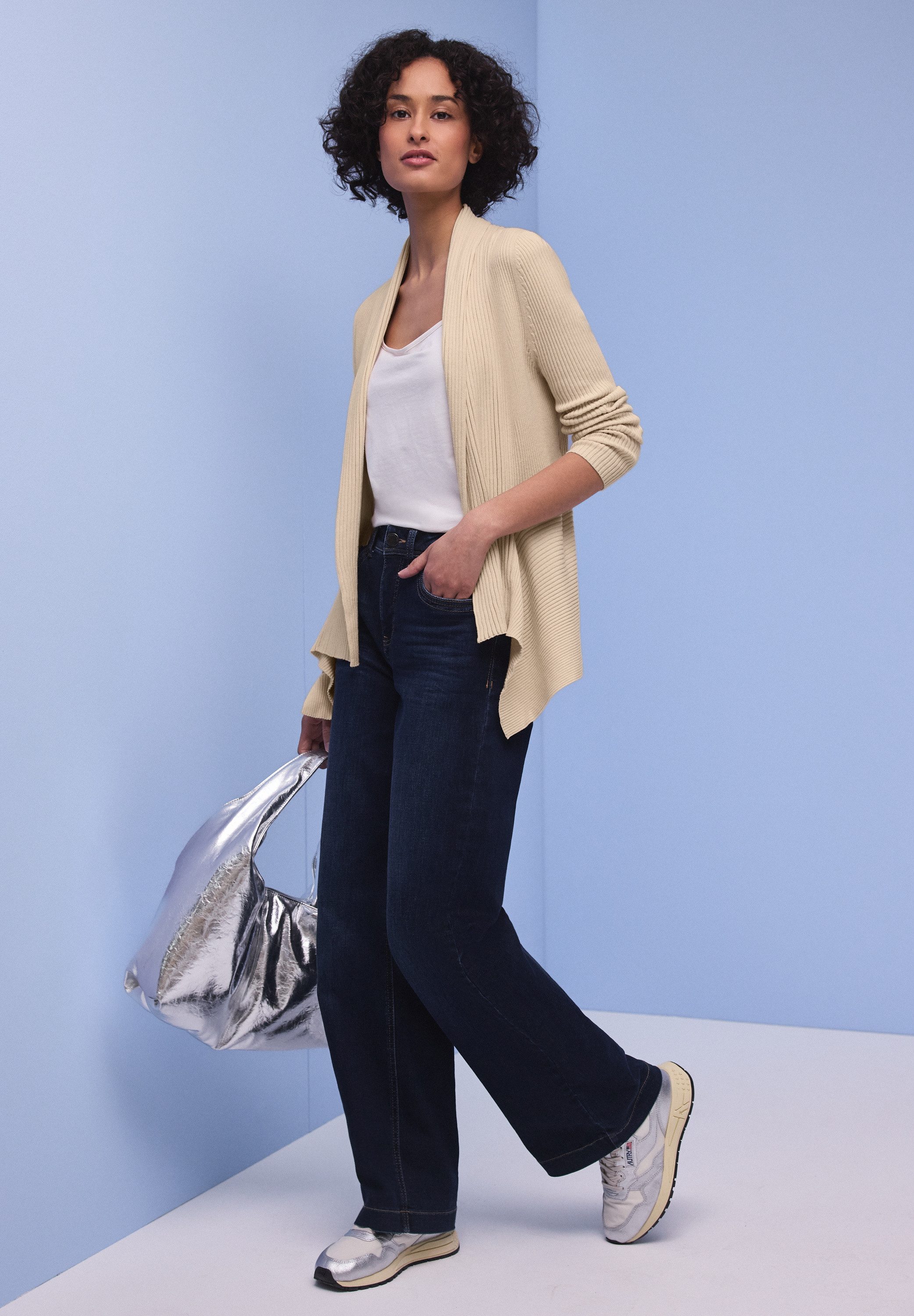 STREET ONE Strickjacke Feinstrick