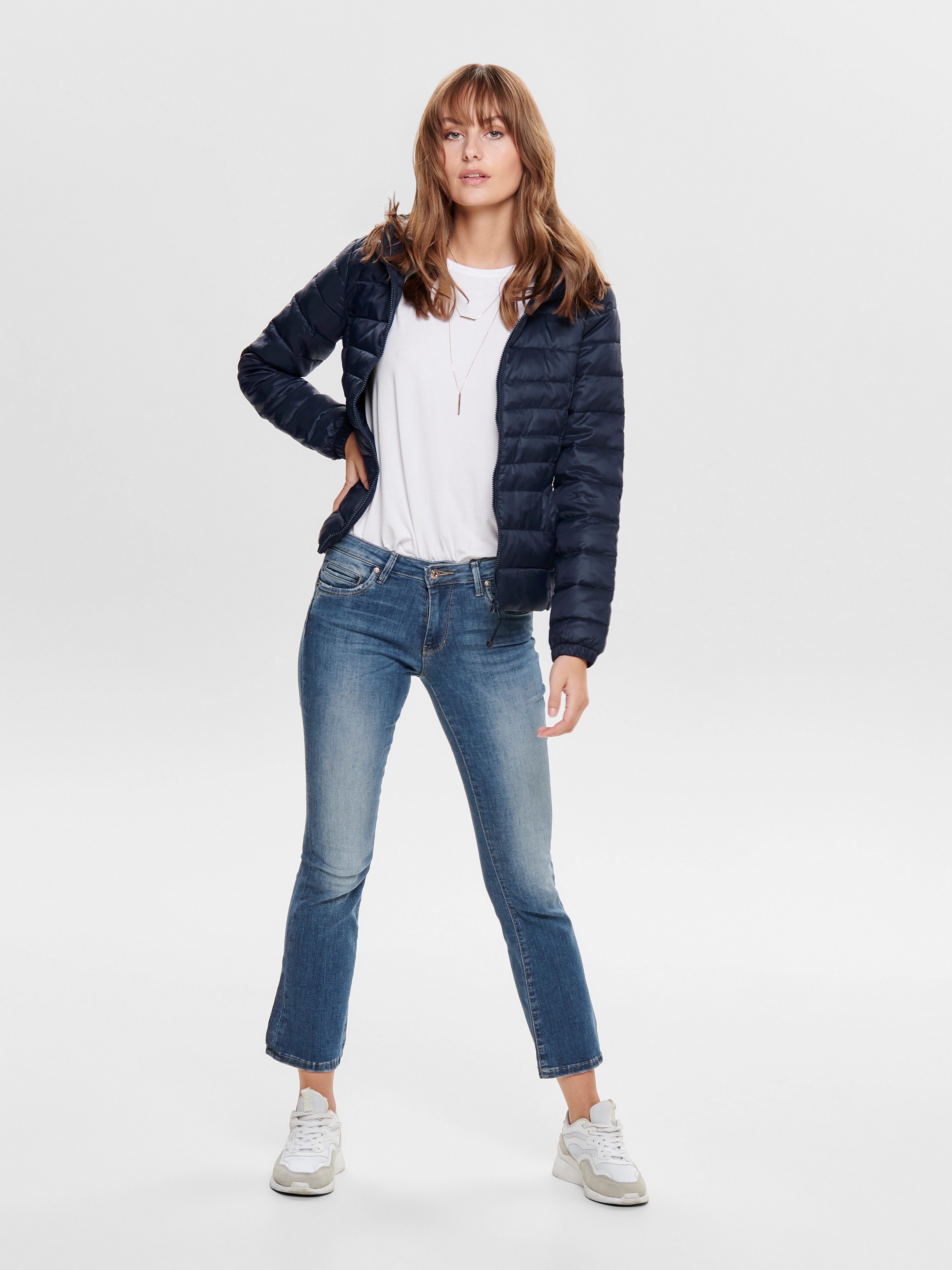 ONLY Steppjacke ONLTAHOE HOOD JACKET OTW NOOS Kunstfaser, perfekt für den Übergang