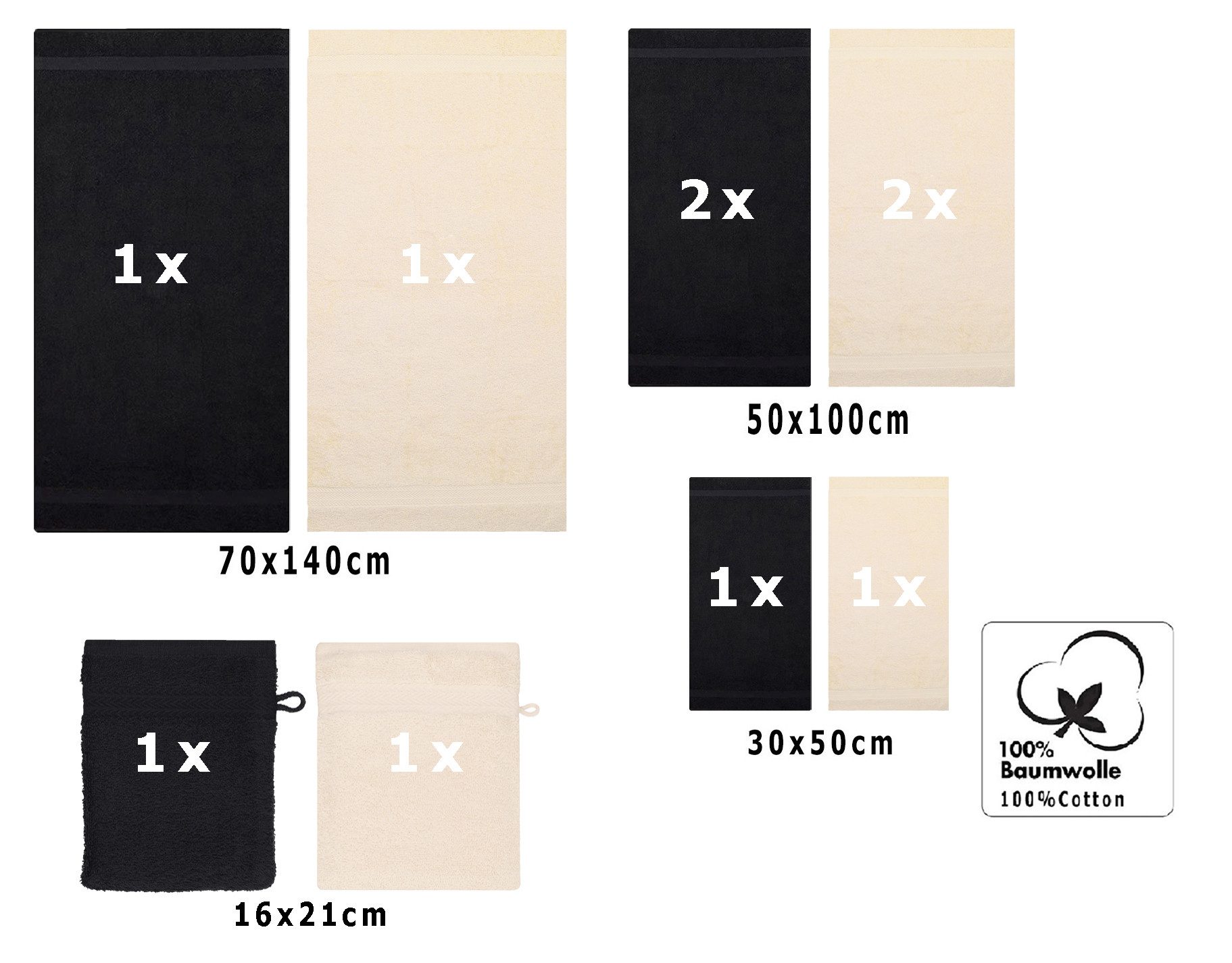 Betz Handtuch Set 10-tlg. Handtuch-Set Premium günstig online kaufen