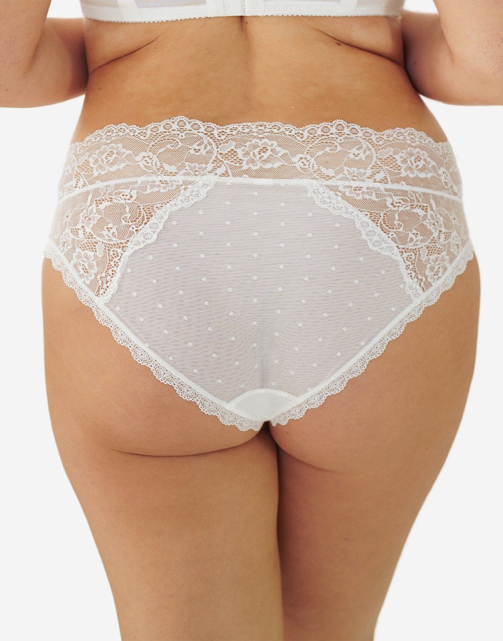 Diamond SugarShape High-Waist-Panty elfenbeinfarben