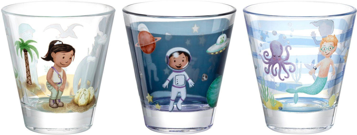 LEONARDO Стекло-Set BAMBINI AVVENTURA, Glas, 215 ml, 6-teilig