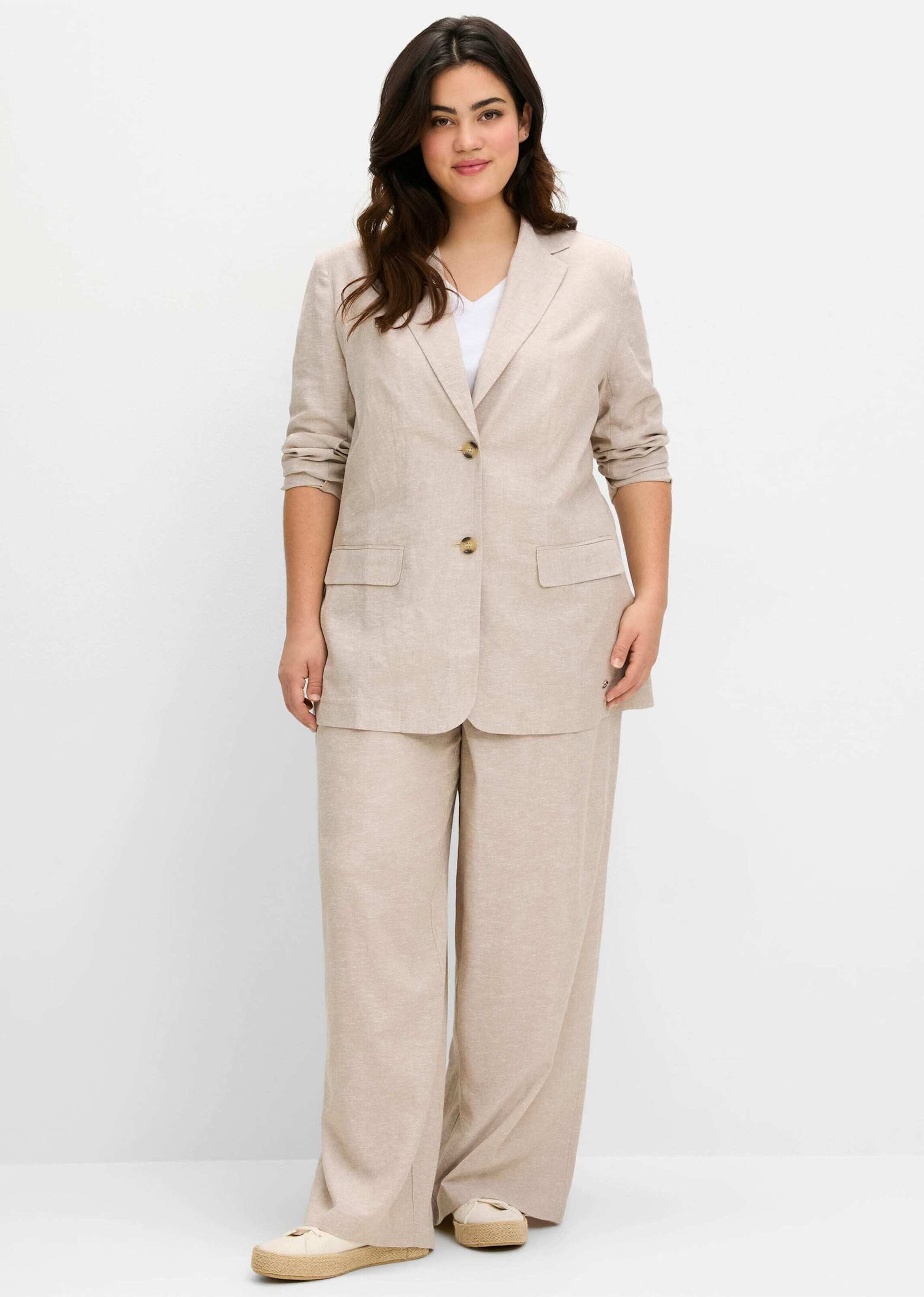 Sheego Blusenblazer Blazer Langarm