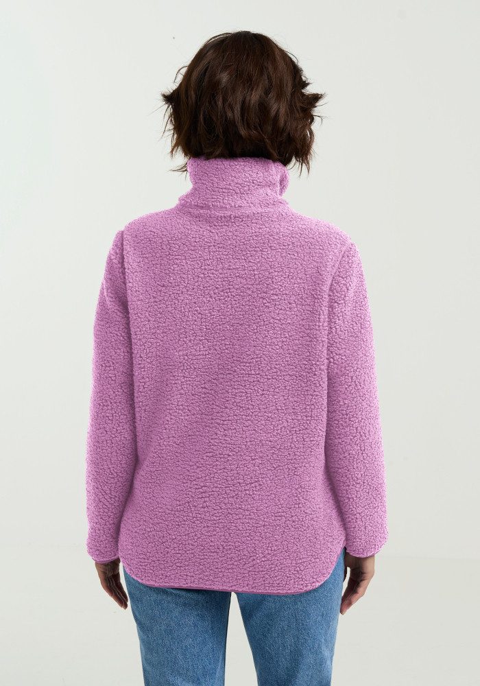 Jack Wolfskin Fleecejacke HIGH CURL JKT W mit durchgehendem Reißverschluss, aus Sherpa Fleece, atmungsaktiv – Bild 2 von 5