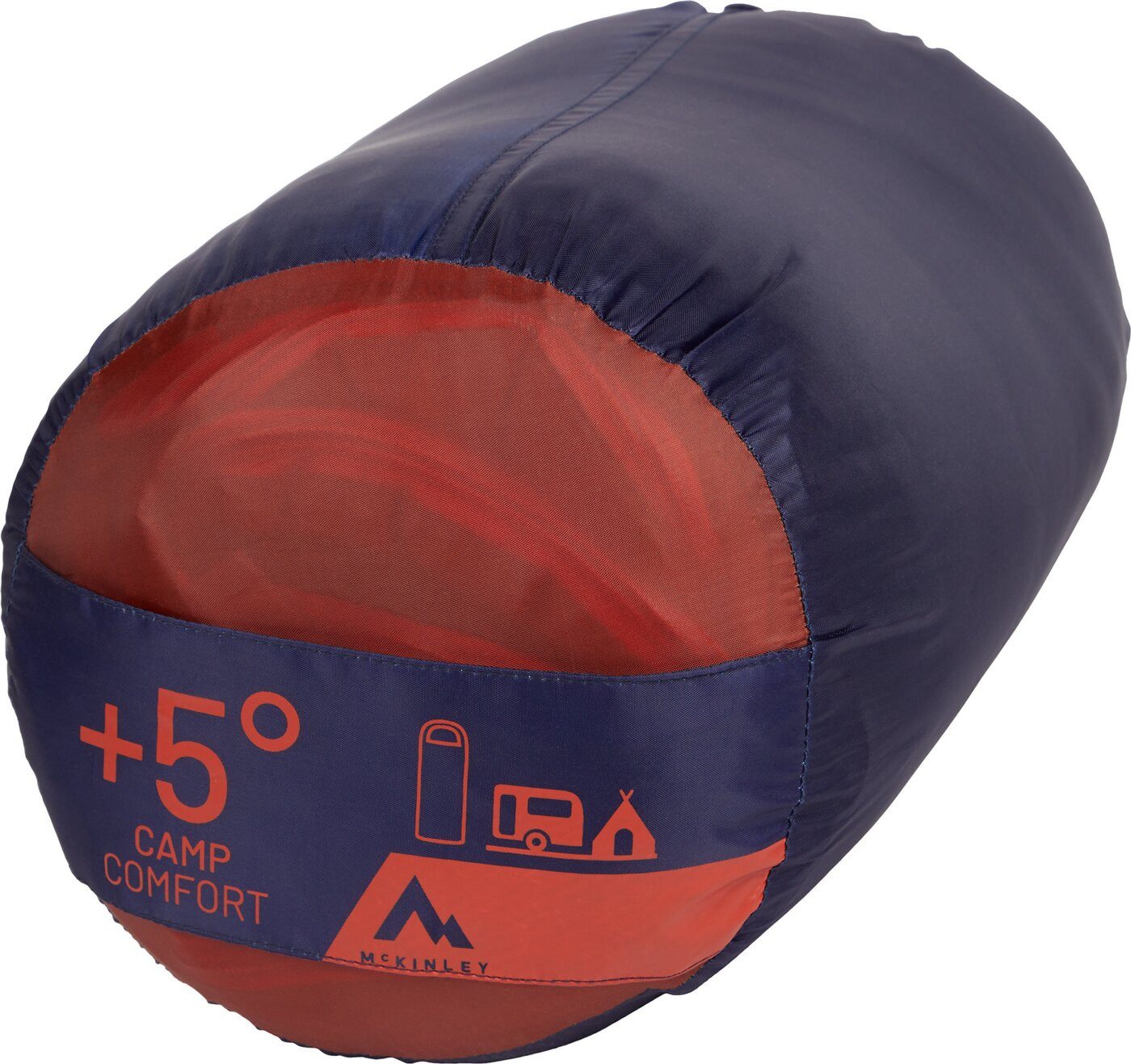 McKINLEY Trekkingschlafsack Decken-Schlafs. Camp Comfort II 5 cinnamon