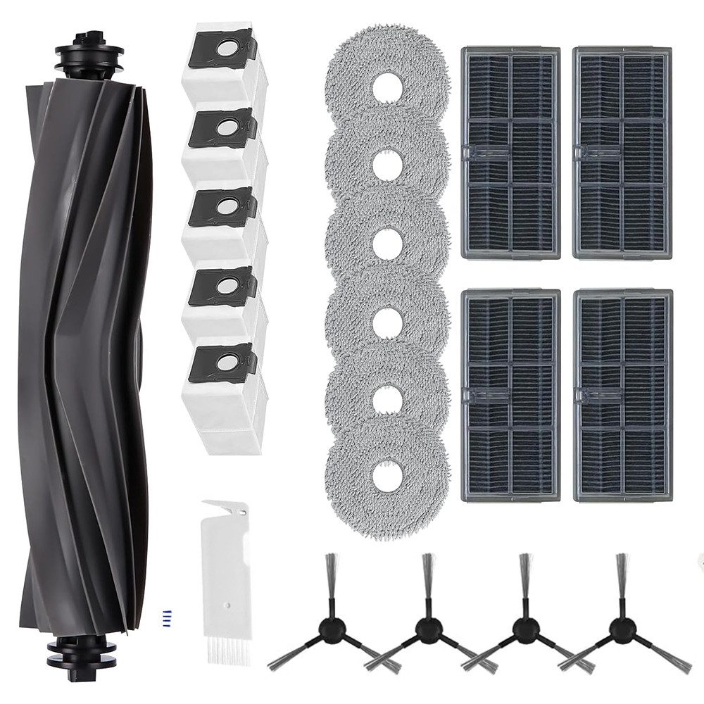 TUWENA Staubsaugerdüsen-Set Saugroboter, Zubehör Kit für Dreame L10s Pro Ultra Heat, L10s Ultra Gen 2/ L40 Ultra AE/ X30 Ultra/Mova E30 Ultra