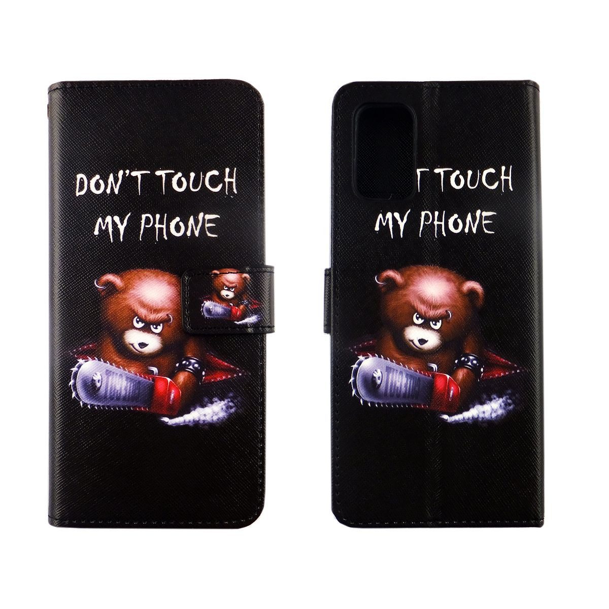 König Design Handyhülle Samsung Galaxy A02s, Samsung Galaxy A02s Handyhülle Bookcover Schwarz
