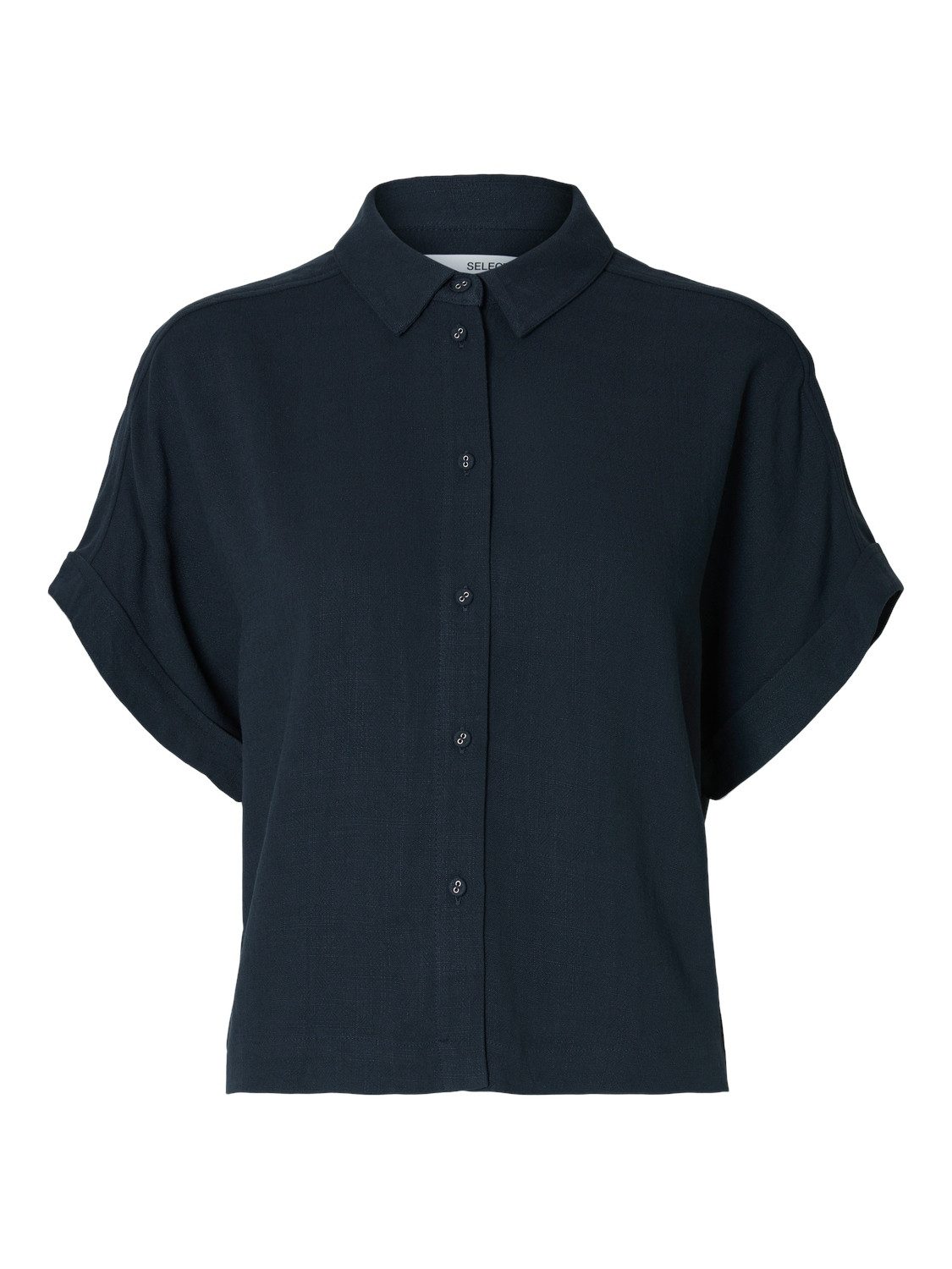 SELECTED FEMME Blusenshirt elegant Knopfleiste Hemdkragen günstig online kaufen