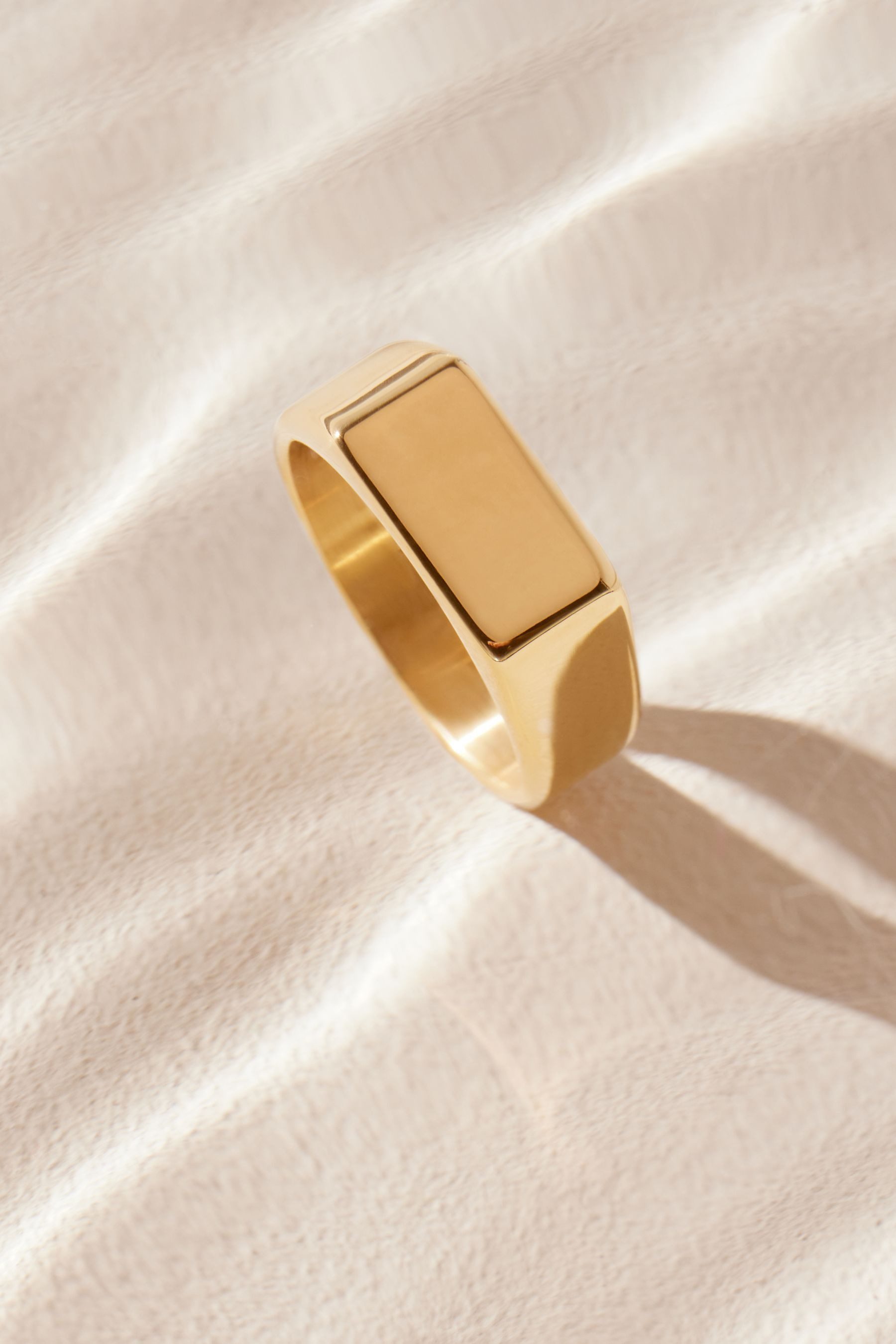 Next Fingerring Eckiger Siegelring aus wasserdichtem günstig online kaufen