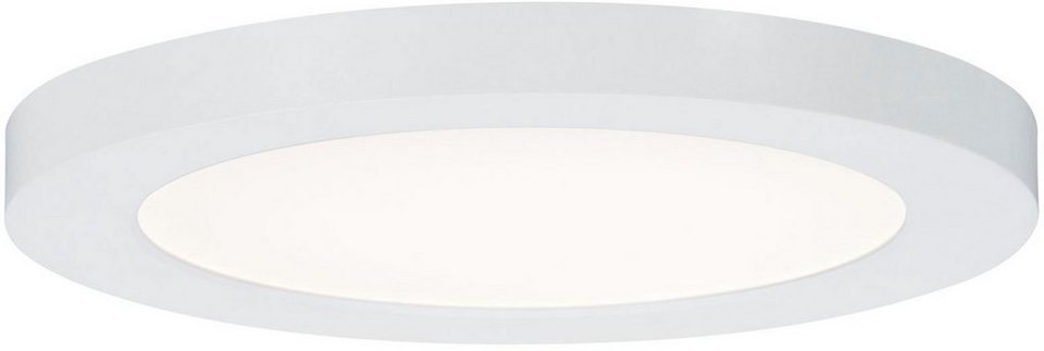 Paulmann LED Einbauleuchte LED Einbaupanel Cover-it rund 165mm 12W 3.000K  Weiß matt, LED fest integriert, Warmweiß, LED Einbaupanel Cover-it rund  165mm 12W 3.000K Weiß matt, Gleichmäßiges Raumlicht auf Basis modernster LED -Technik