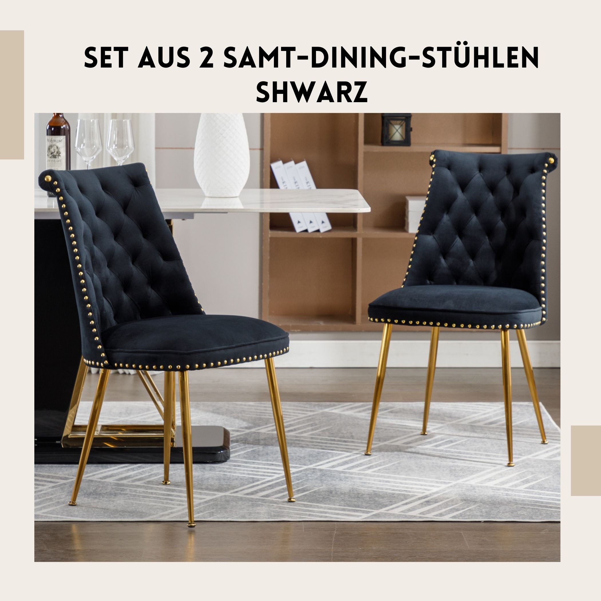 SeedWave Esszimmerstuhl Set aus 2 klassischen günstig online kaufen