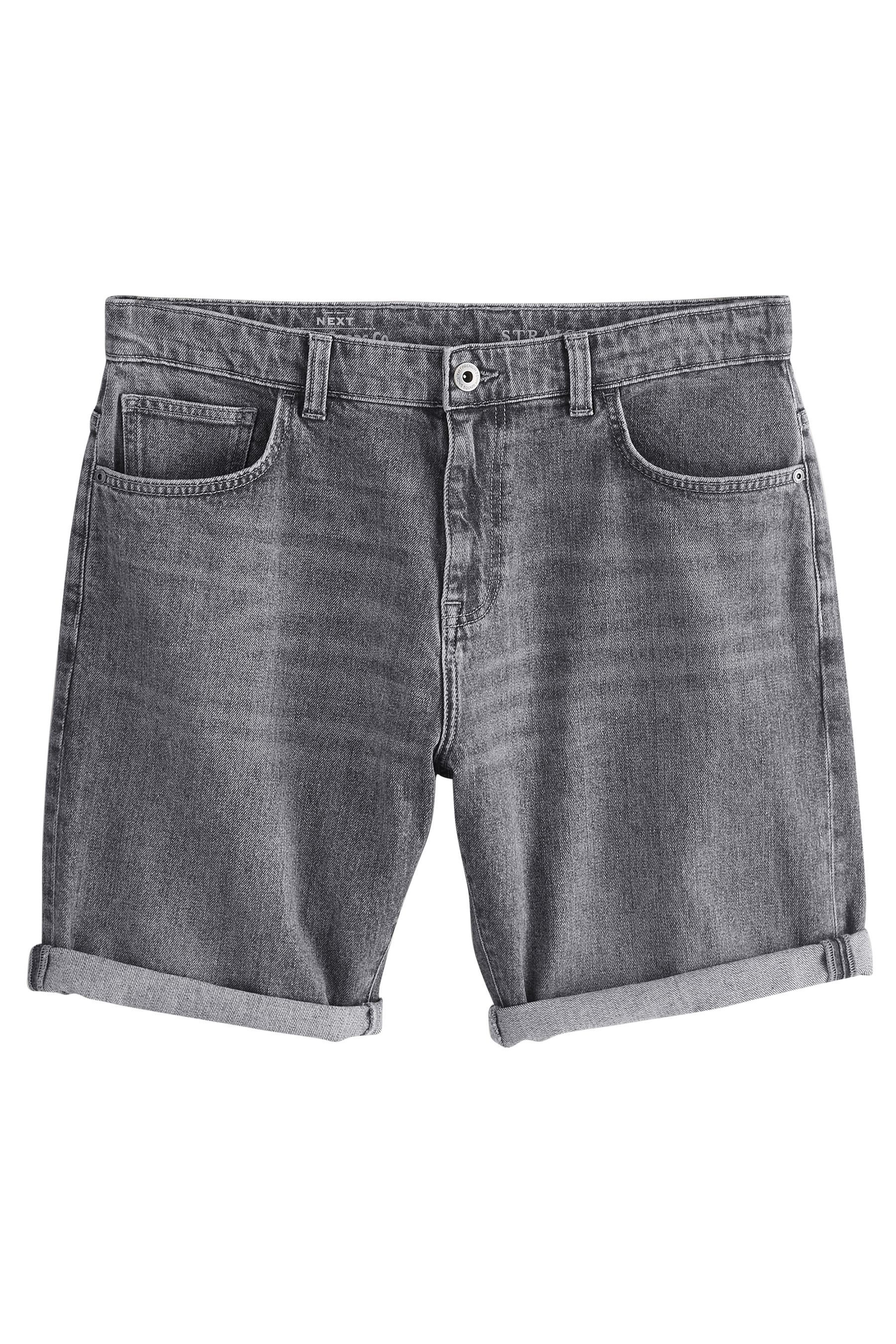 Next Jeansshorts Straight Fit Jeansshorts mit günstig online kaufen