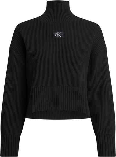 Calvin Klein Jeans Plus Rollkragenpullover PLUS LABEL CHUNKY SWEATER