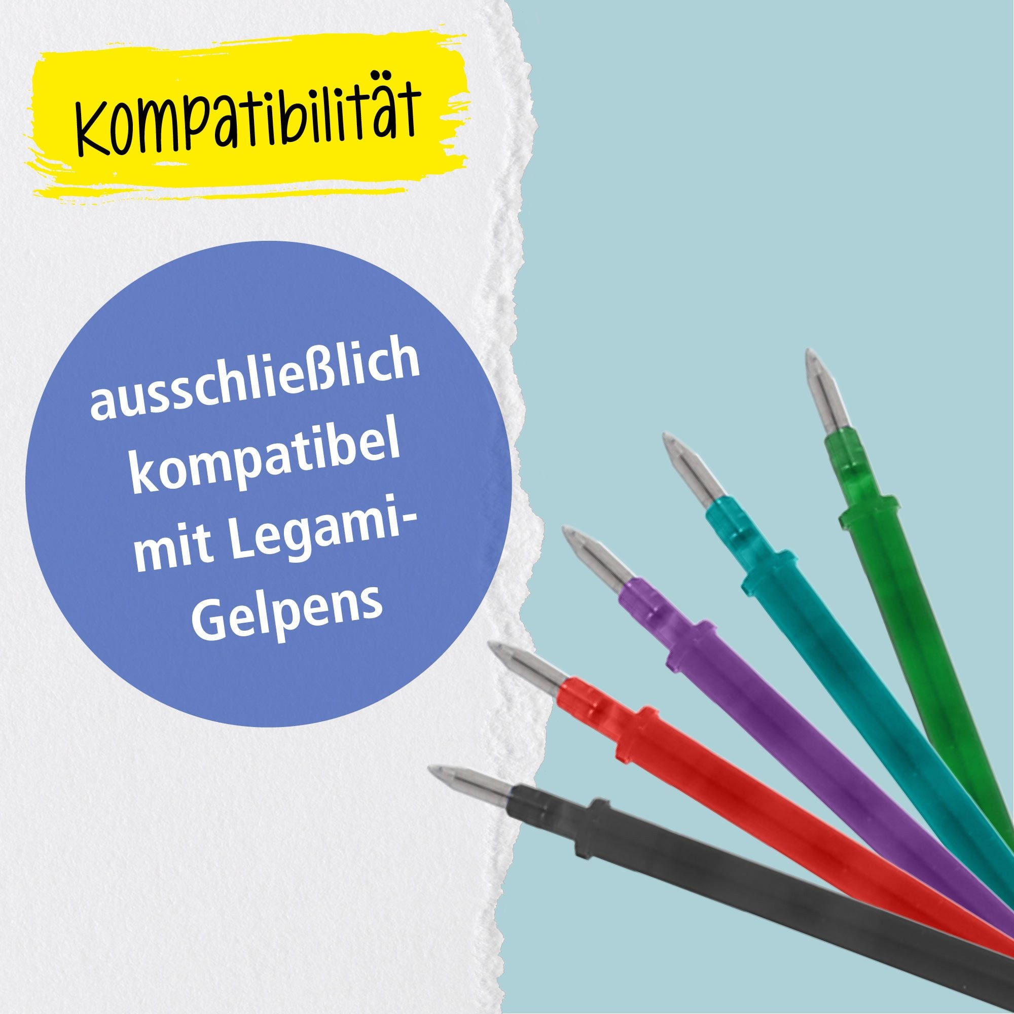 Online Pen Ersatzmine Radierbare Gelminen kompatibel mit Legami, Nachfüll-Minen kompatibel mit Legami – Bild 5 von 5