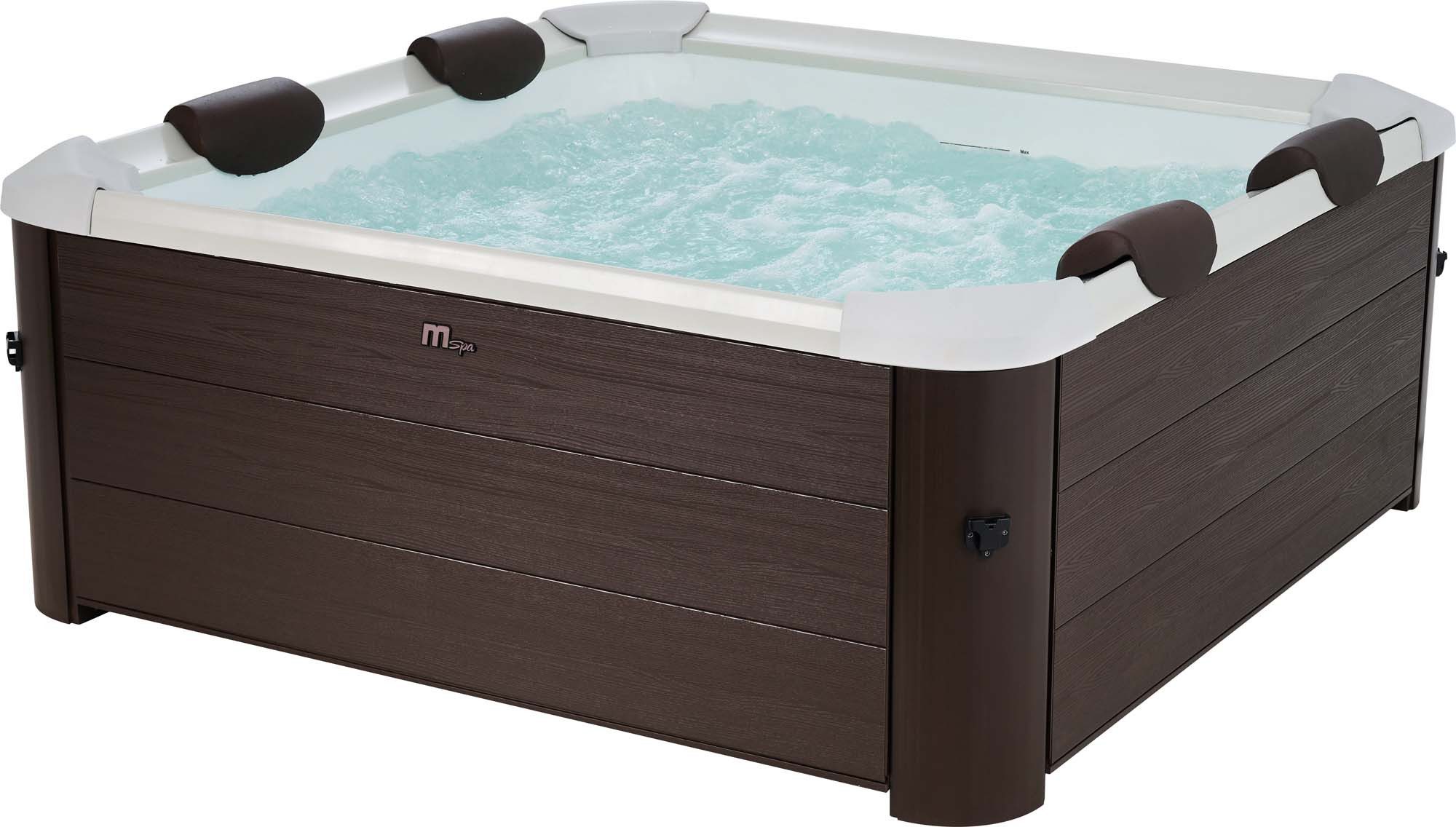 DEKO VERTRIEB BAYERN Whirlpool XXL Premium MSPA Whirlpool Outdoor Pool 160x160x65cm UVC+OZON Tribeca