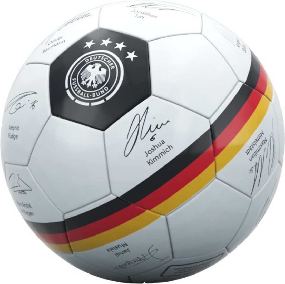 Vedes Fußball DFB Fußball Gr. 5 mit Spieler-Unterschriften – unaufgepumpt